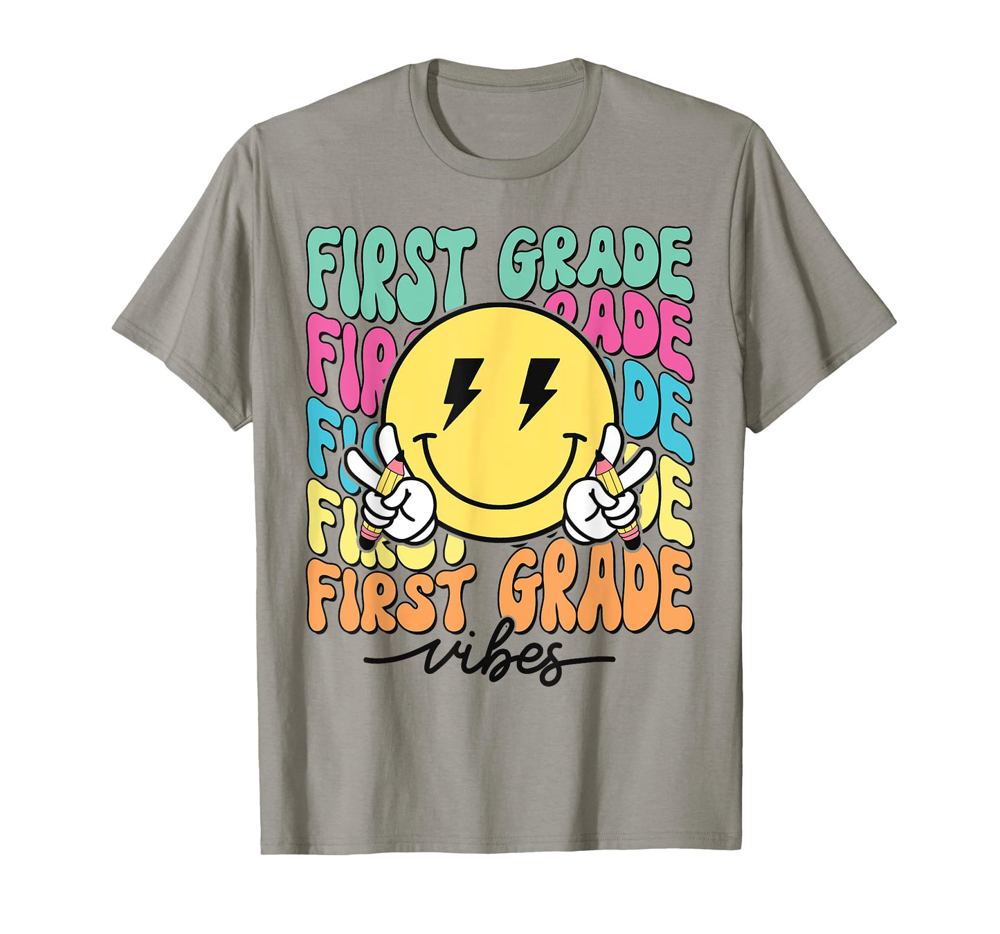1st Grade For Girls Boy Teacher First Grade Back to School T-Shirt