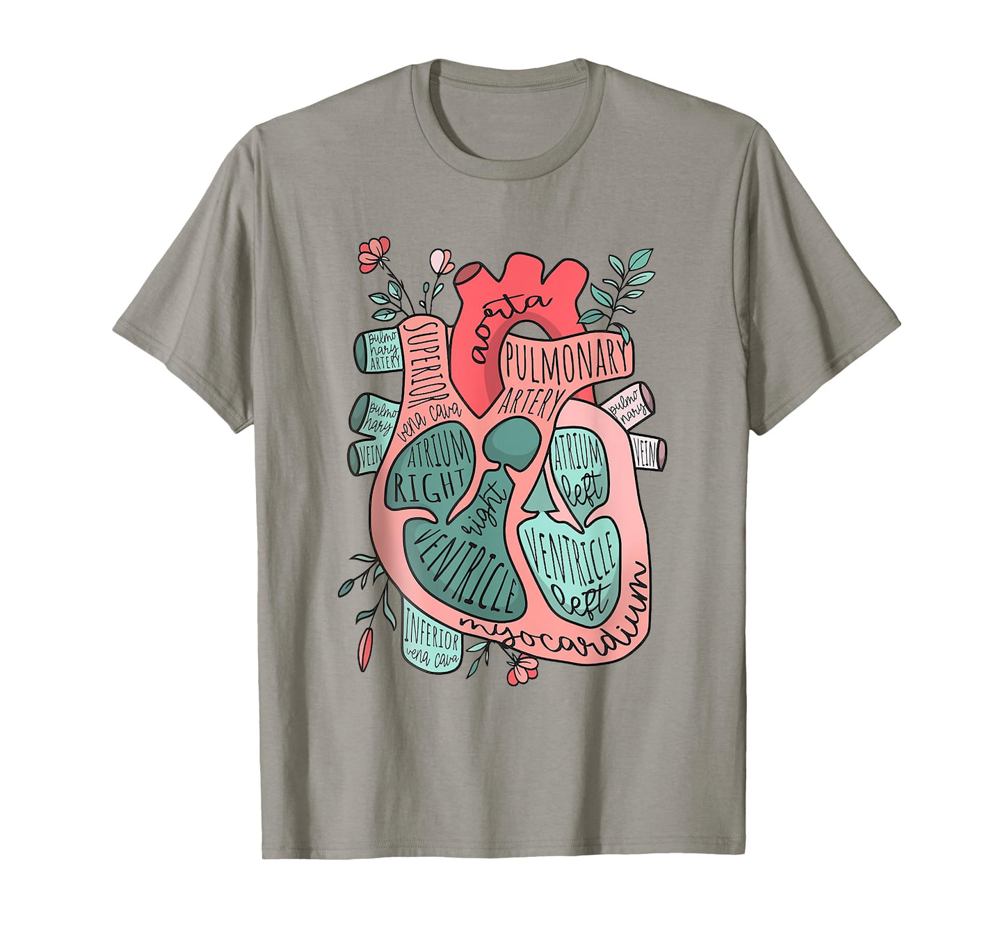 Anatomical Heart Cardiology ICU CVICU Nurse in the Making T-Shirt