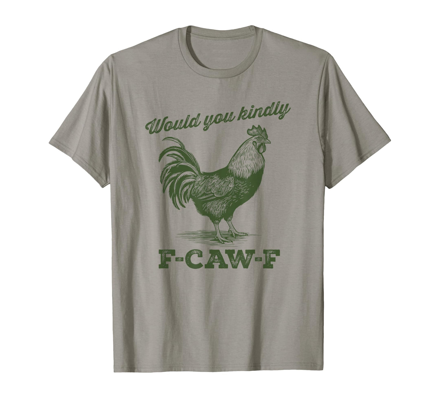 Chicken F-CAW-F Funny Rooster Swear Word T-Shirt