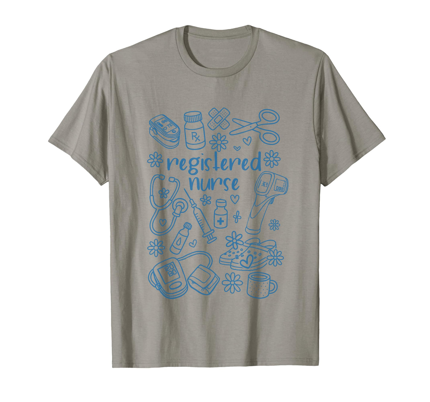RN Registered Nurse Stethoscope Medical Nursing School T-Shirt
