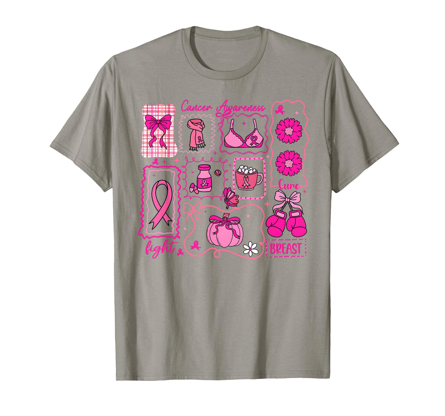 Preppy in October We Wear Pink Breast Cancer Awareness T-Shirt