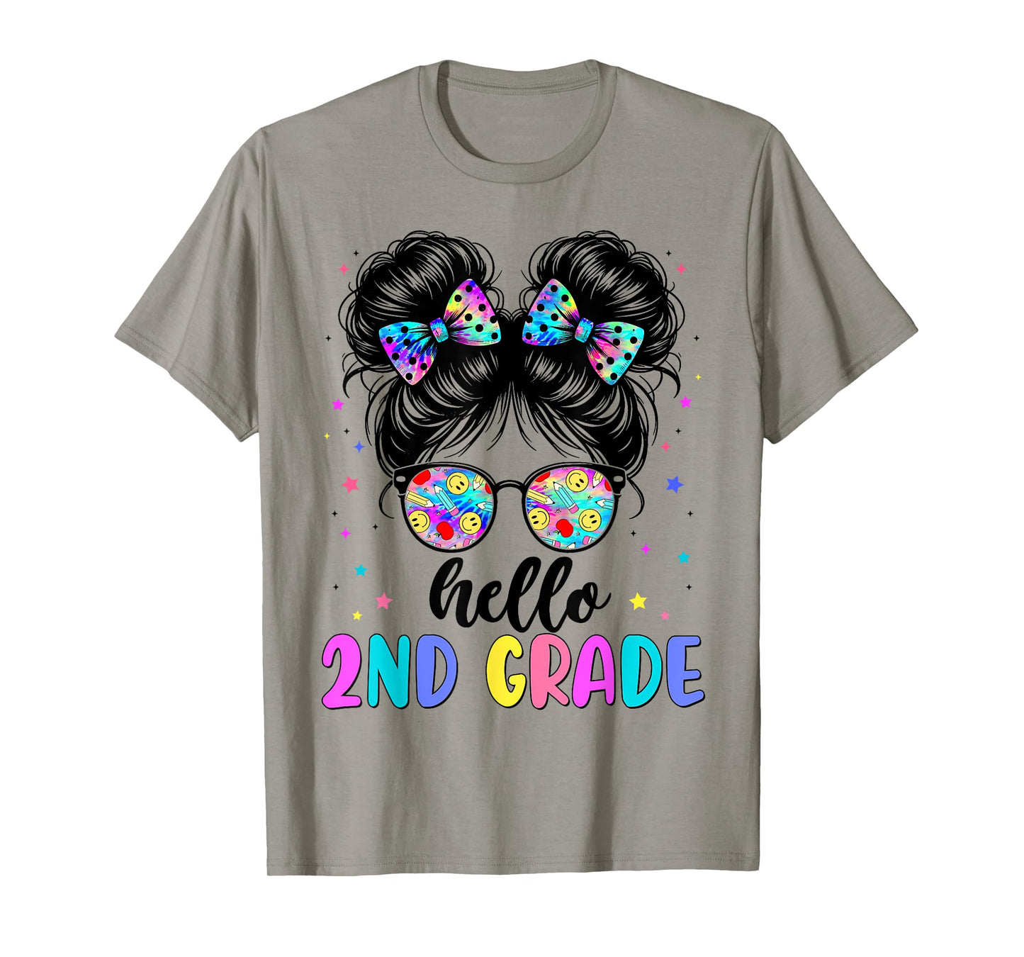 Hello 2nd Grade Shirt Girls Second Grade 1st Day of School T-Shirt