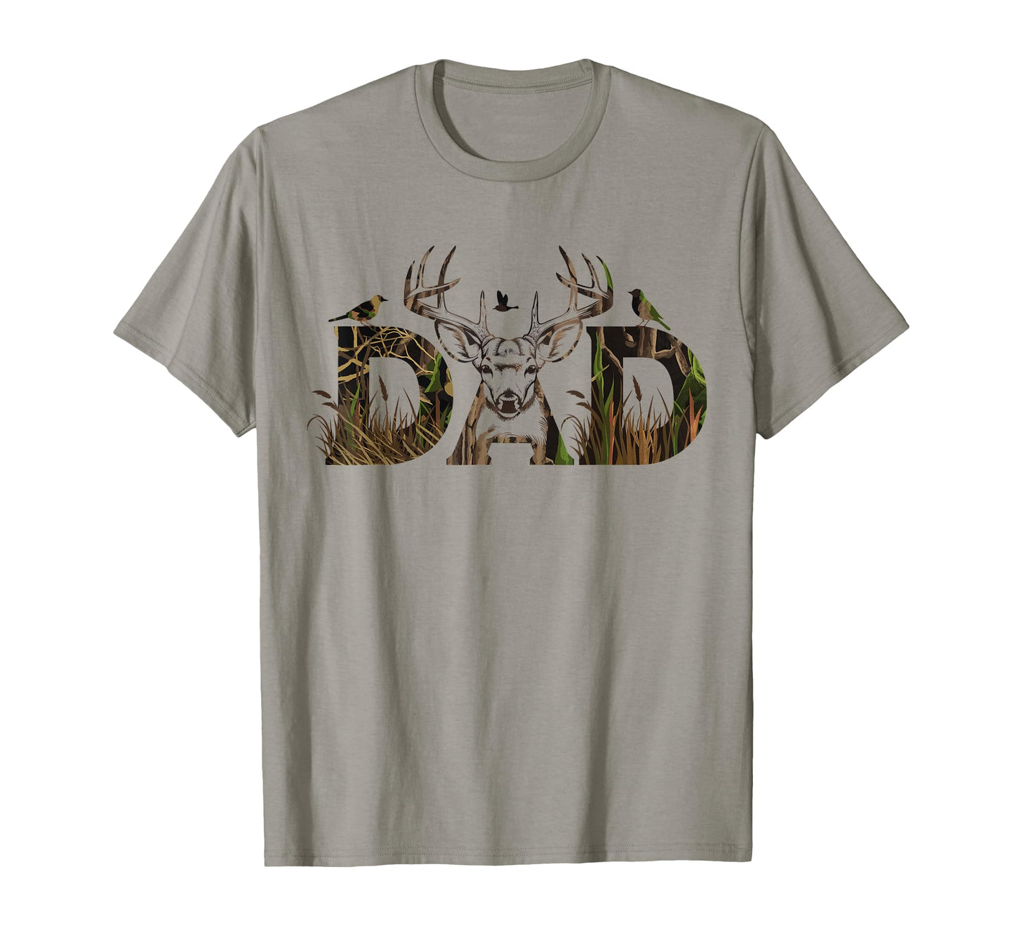 Camo Deer Hunting Dad T-Shirt Hunting Dad Apparel T-Shirt