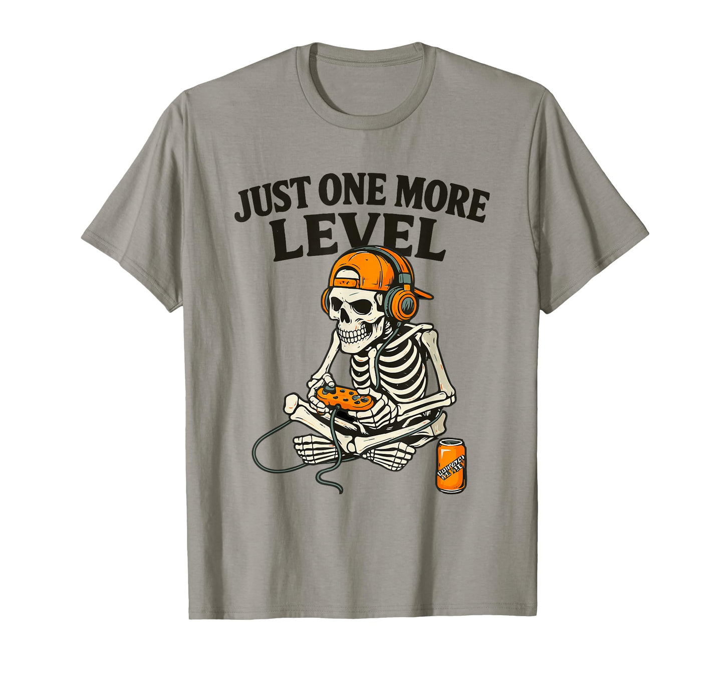Funny Video Game Halloween Skeleton Gamer Costume Men Boys T-Shirt