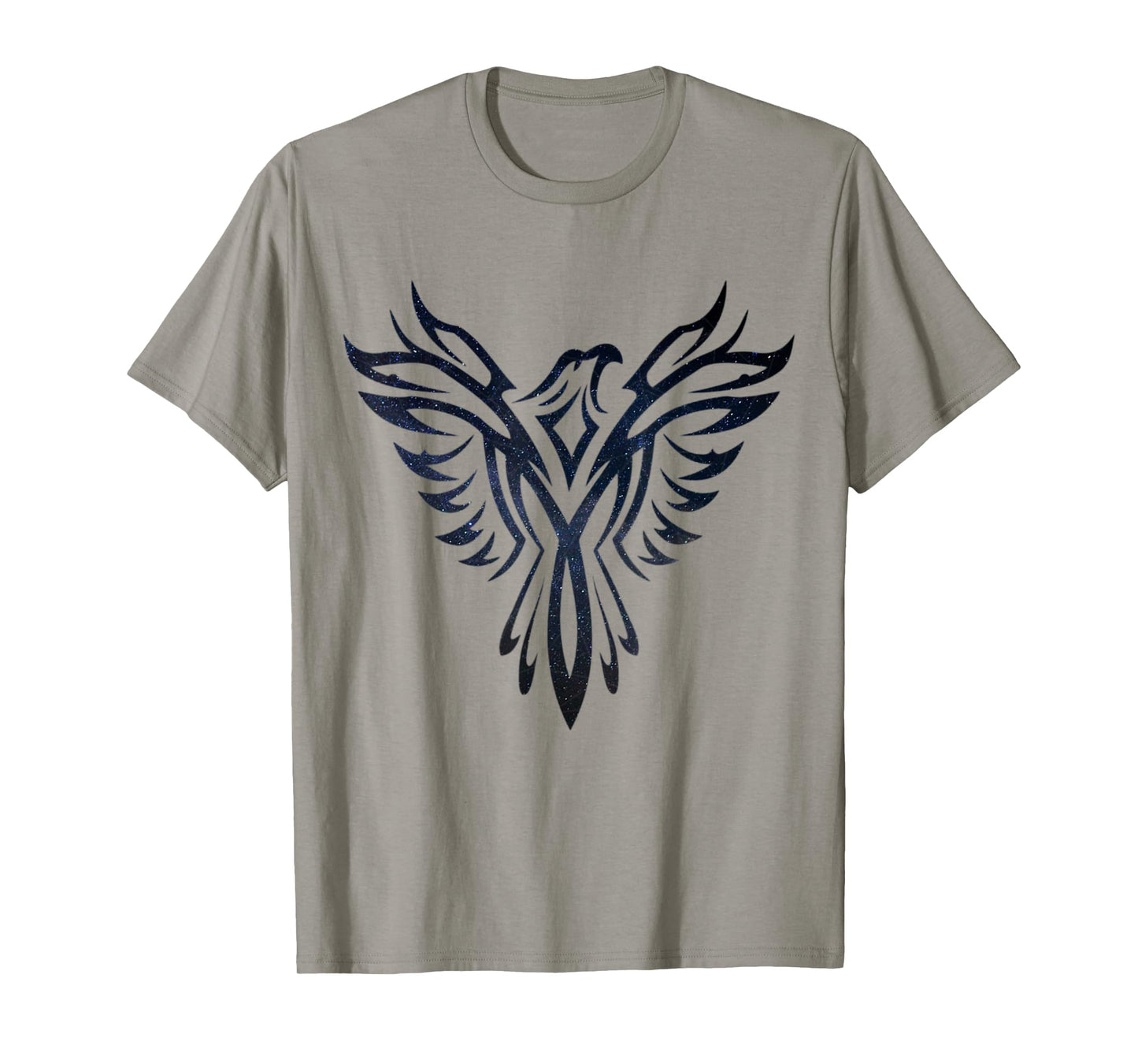 Night Sky Stars Phoenix Mythical Bird Rising Born Again T-Shirt