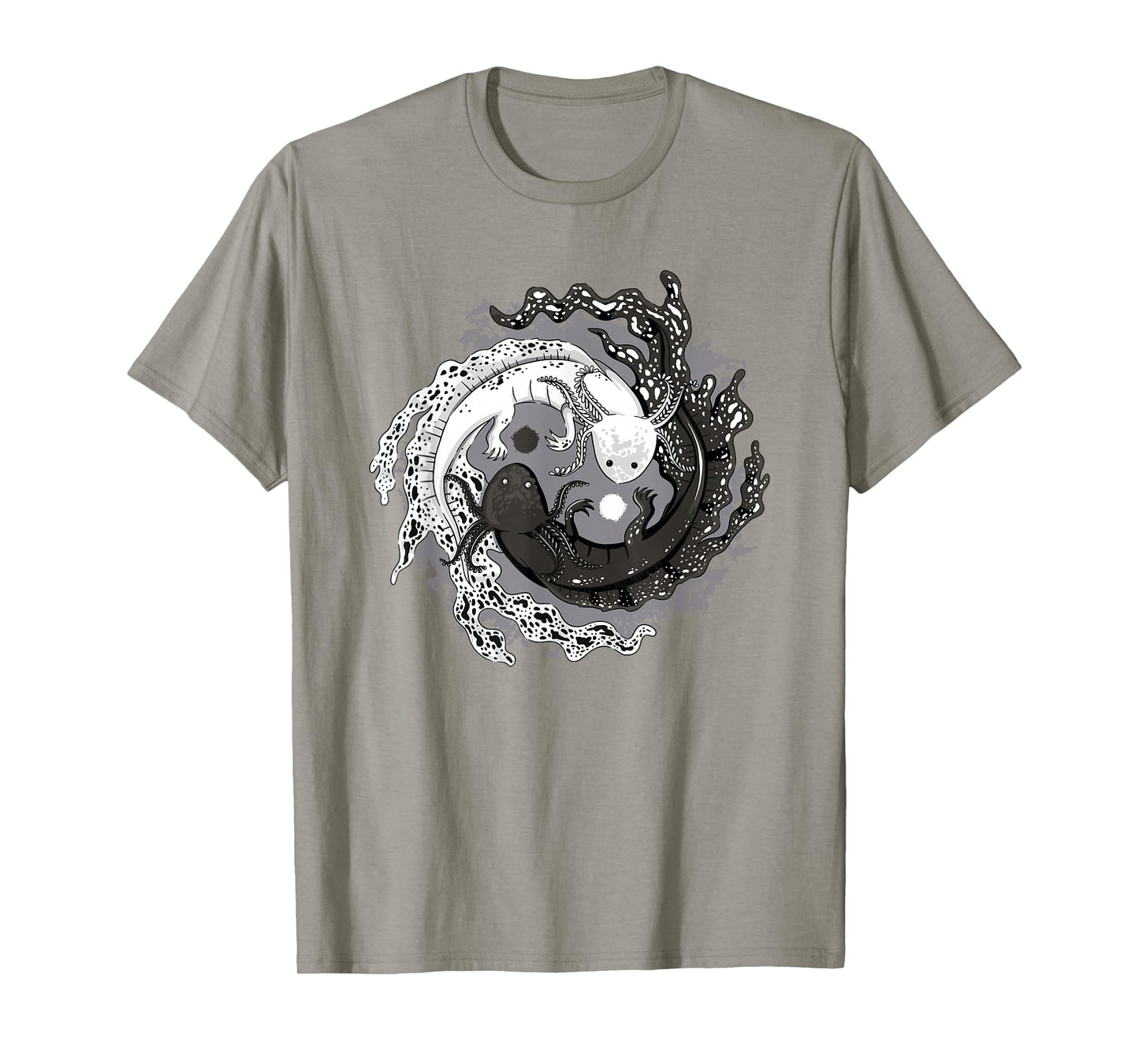 Azolotl Yin Yang Balance Axolotl T-Shirt