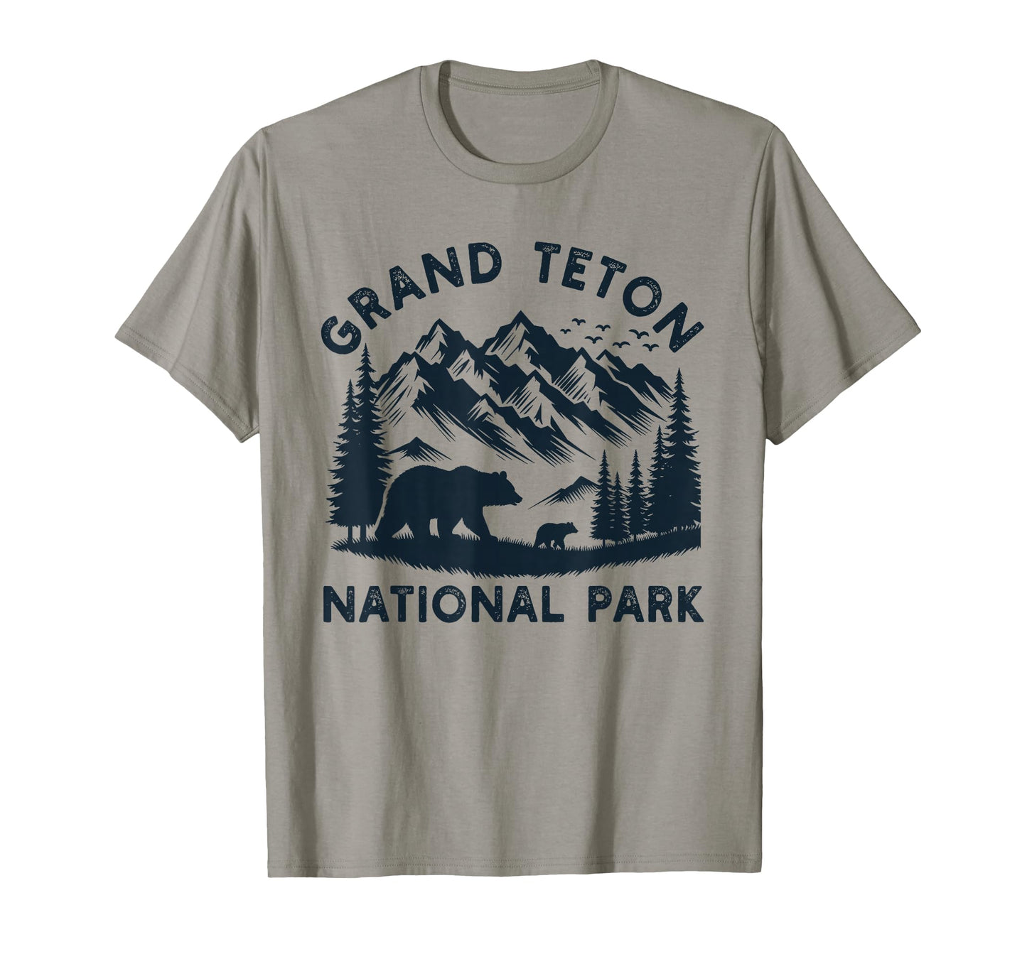 Grand Teton National Park Wyoming Bear Hiking Mountain T-Shirt