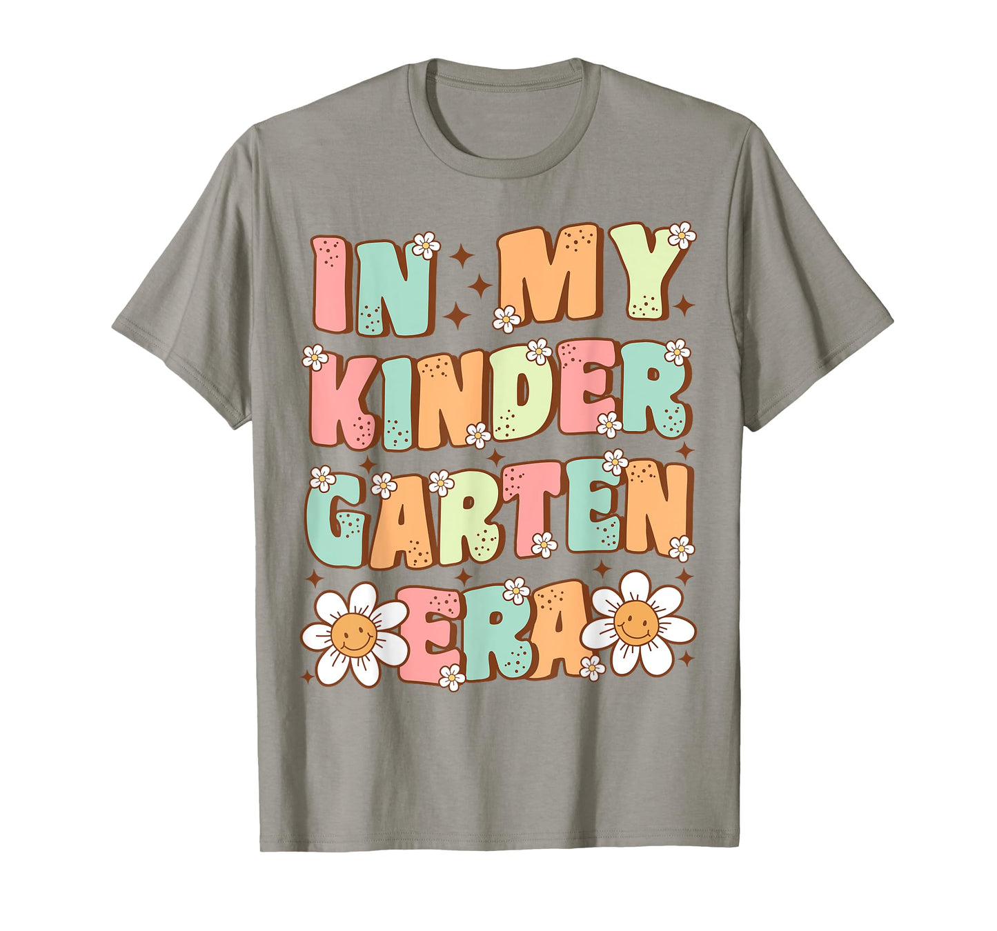 In My Kindergarten Era Groovy Kindergarten Back to School T-Shirt