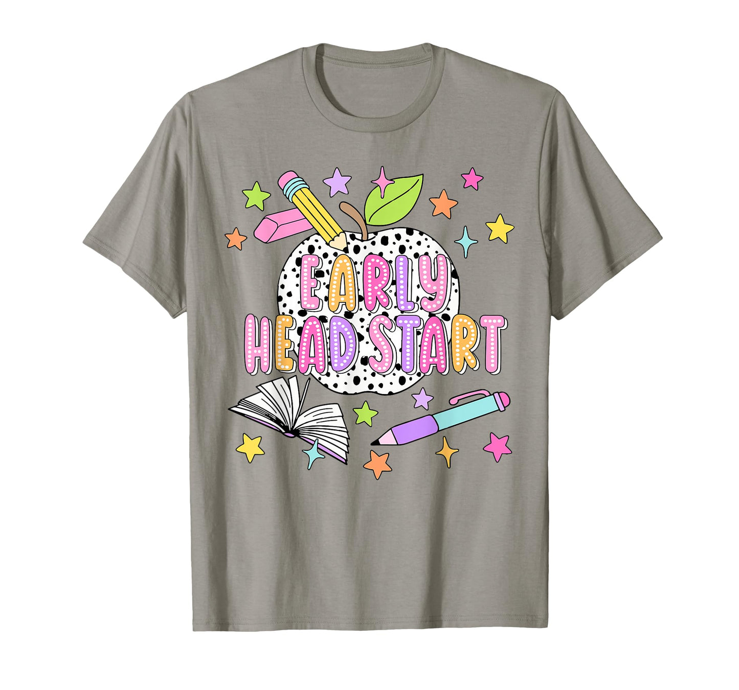 Dalmatian Dots Early Head Start Back To School Teacher Kids T-Shirt