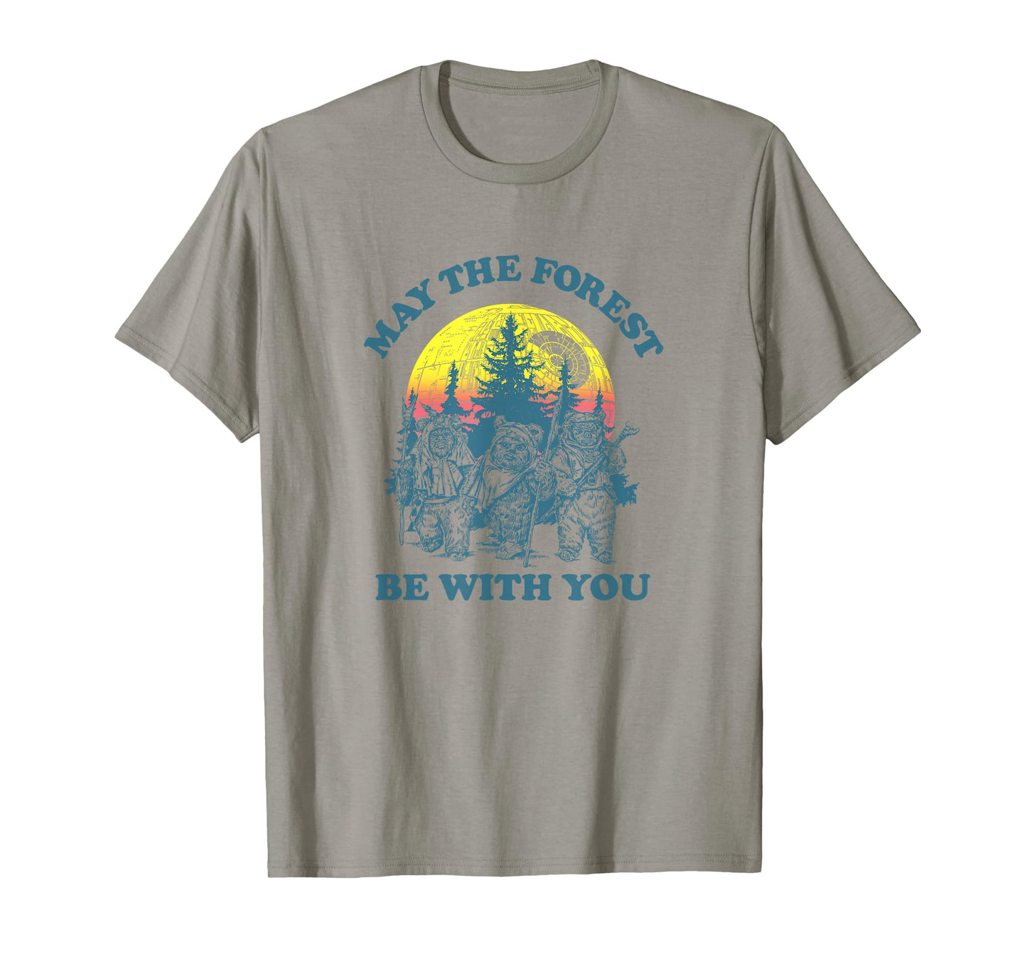 Star Wars Ewok Sunset May The Forest Be With You Earth Day T-Shirt