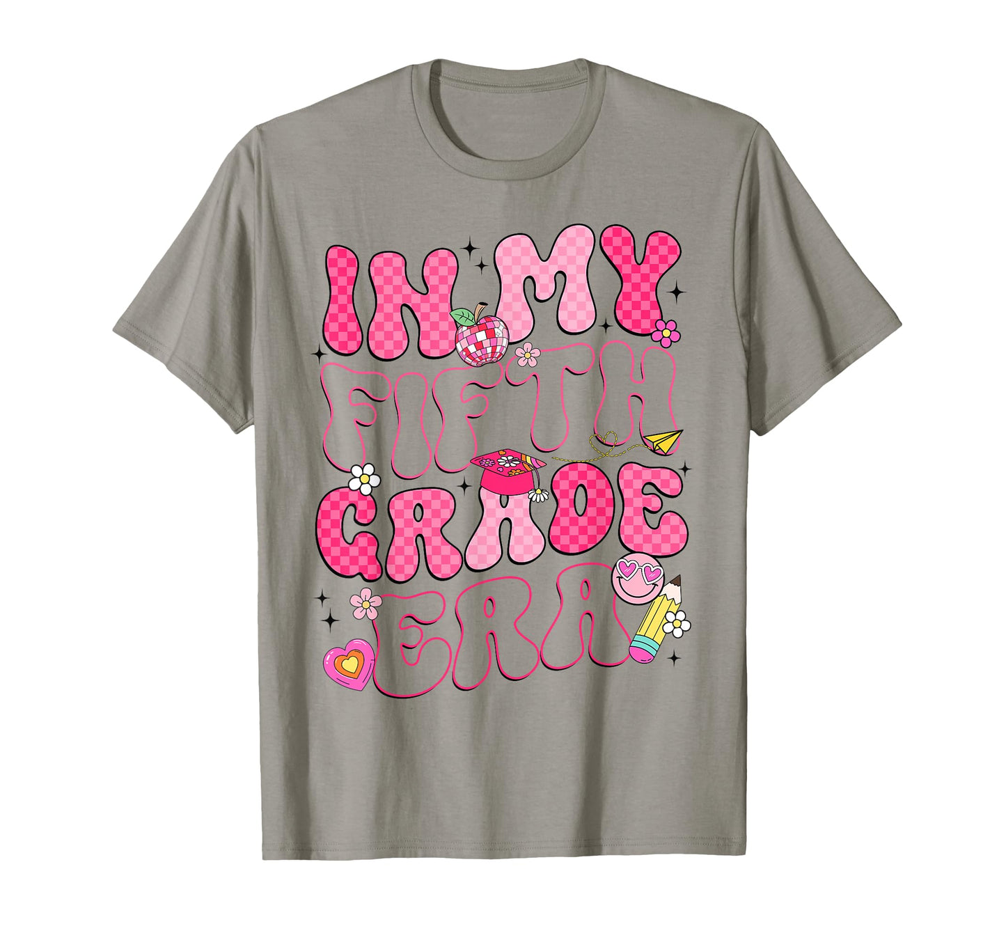 In My Fifth Grade Era Back To School Groovy Girl Women T-Shirt