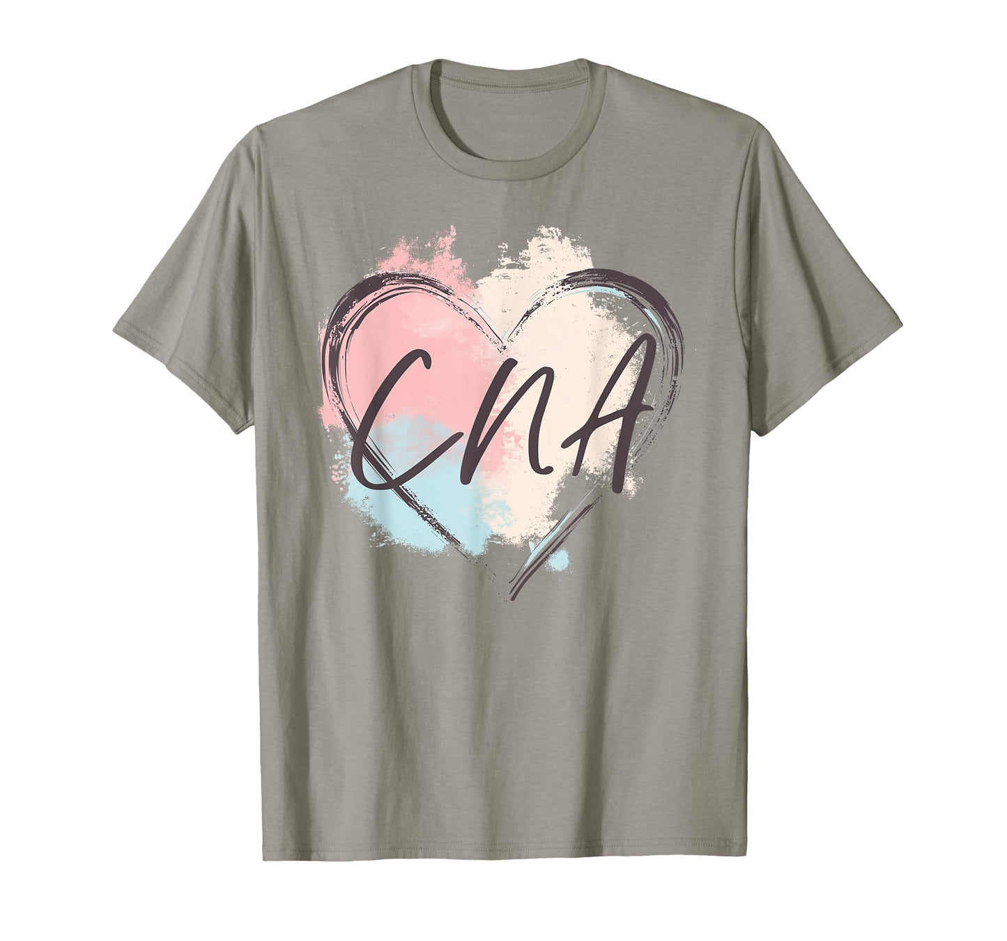 CNA Certified Nursing Assistant - Nurse Heart Pastel Pretty T-Shirt