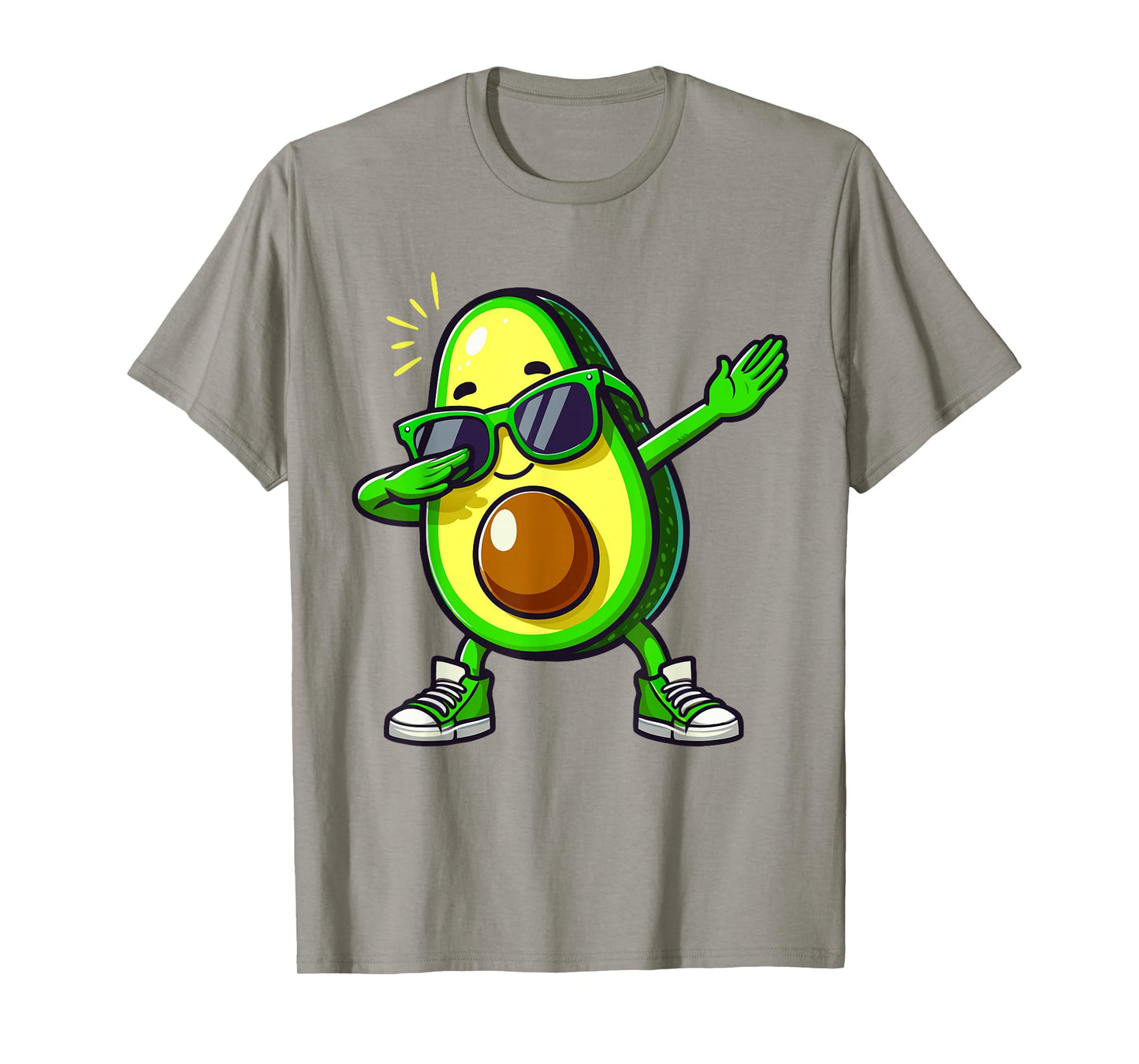 Funny Dabbing Avocado Kids Women Men Avocado T-Shirt