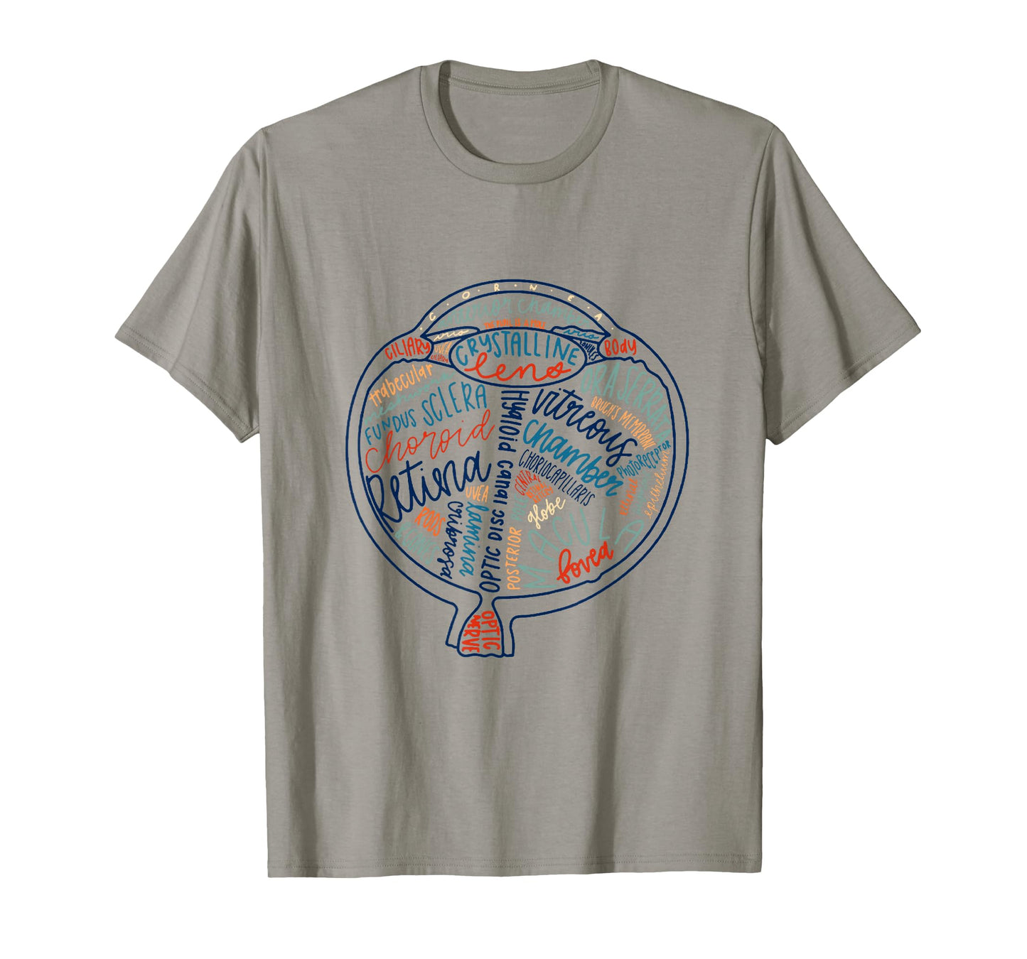 Eyes Anatomy Optometry Future Optometrist Optical Gift T-Shirt