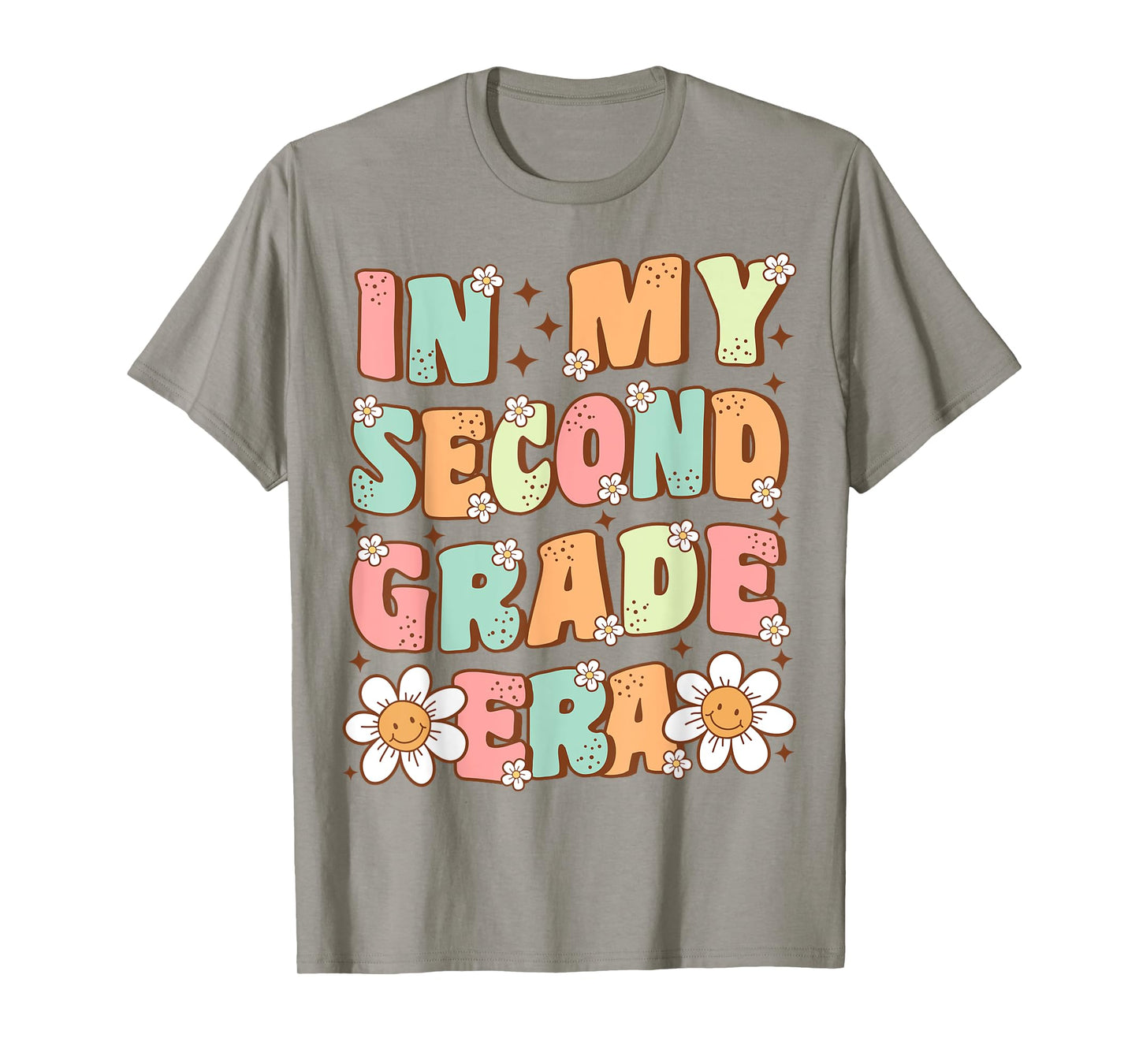 In My Second Grade Era Cute Groovy 2nd Grade Back to School T-Shirt