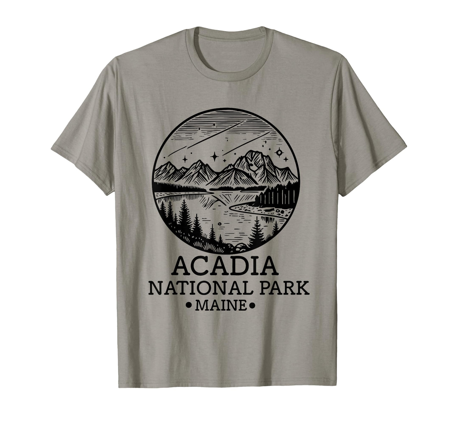 Acadia National Park Souvenir Maine Retro for Men Women Kid T-Shirt