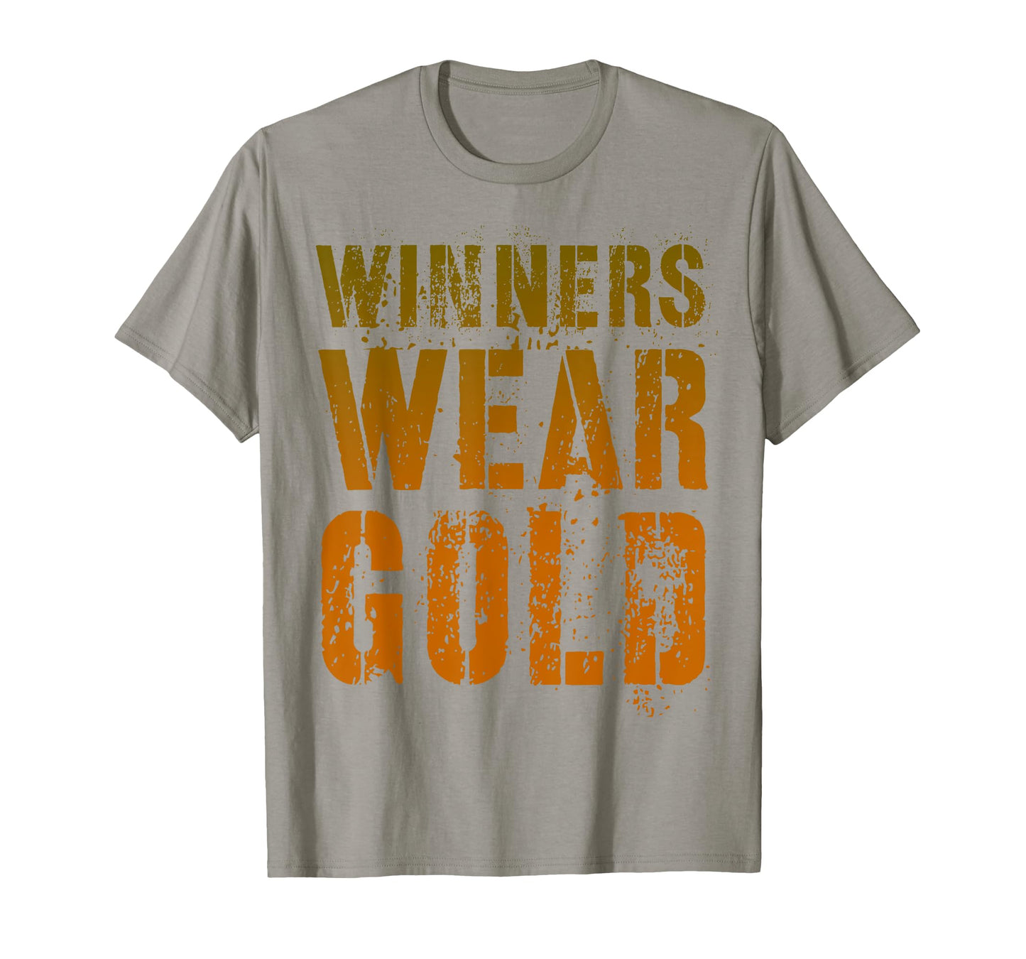 Vintage WINNERS WEAR GOLD Cheer Summer Camp War Game Team T-Shirt