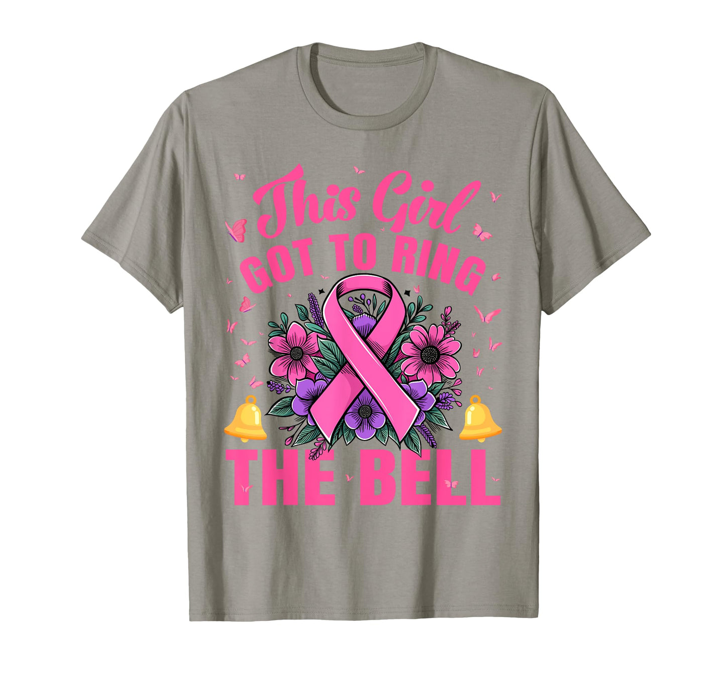 This Girl Got to Ring the Bell Last Chemo Breast Cancer T-Shirt