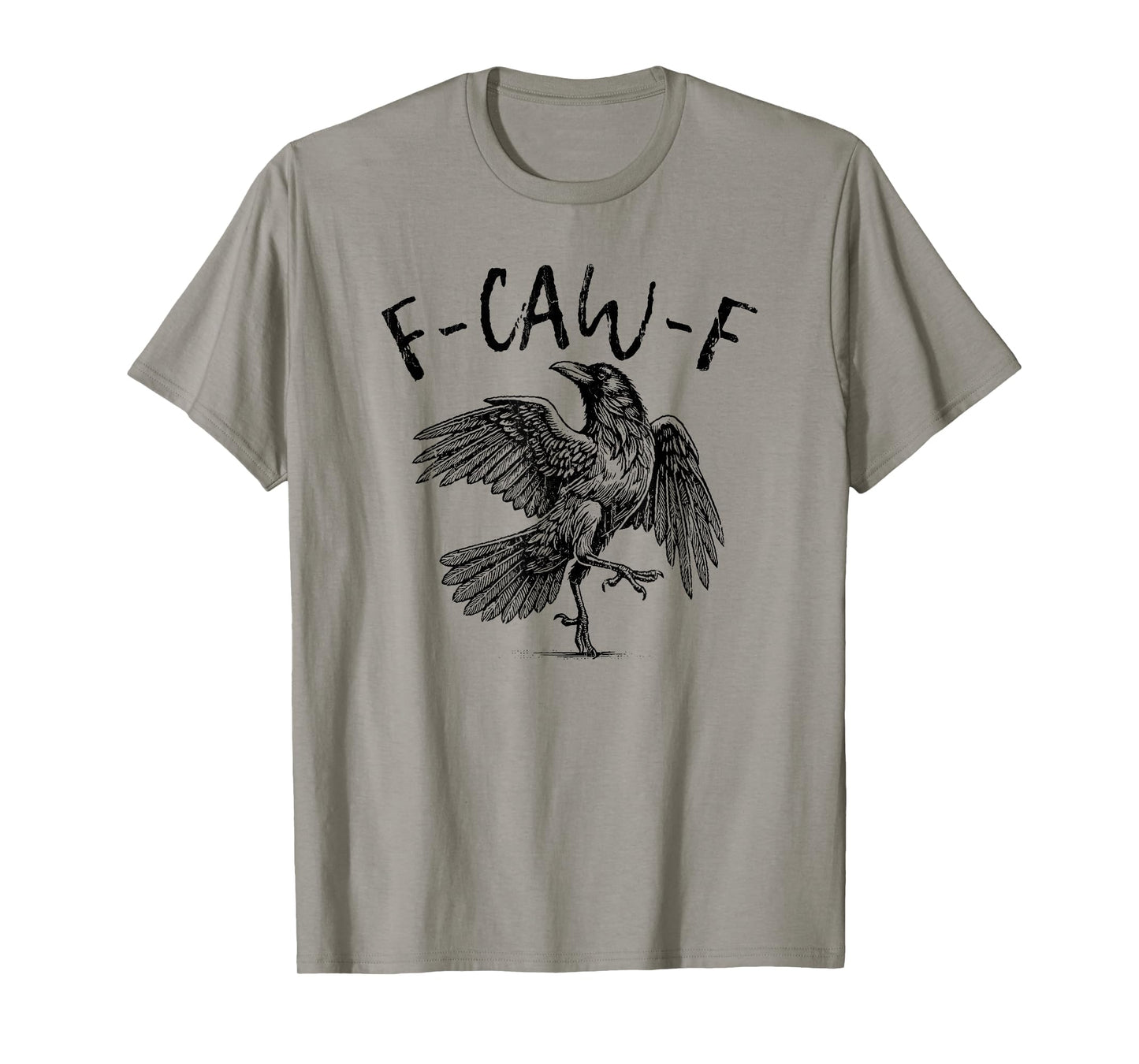 F-Caw-F Crow, Funny Crow, Black Crow, Funny Halloween T-Shirt