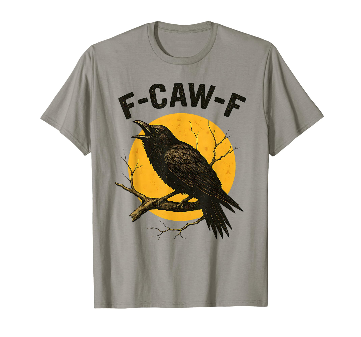 Funny Crow F-Caw-F Halloween T-Shirt