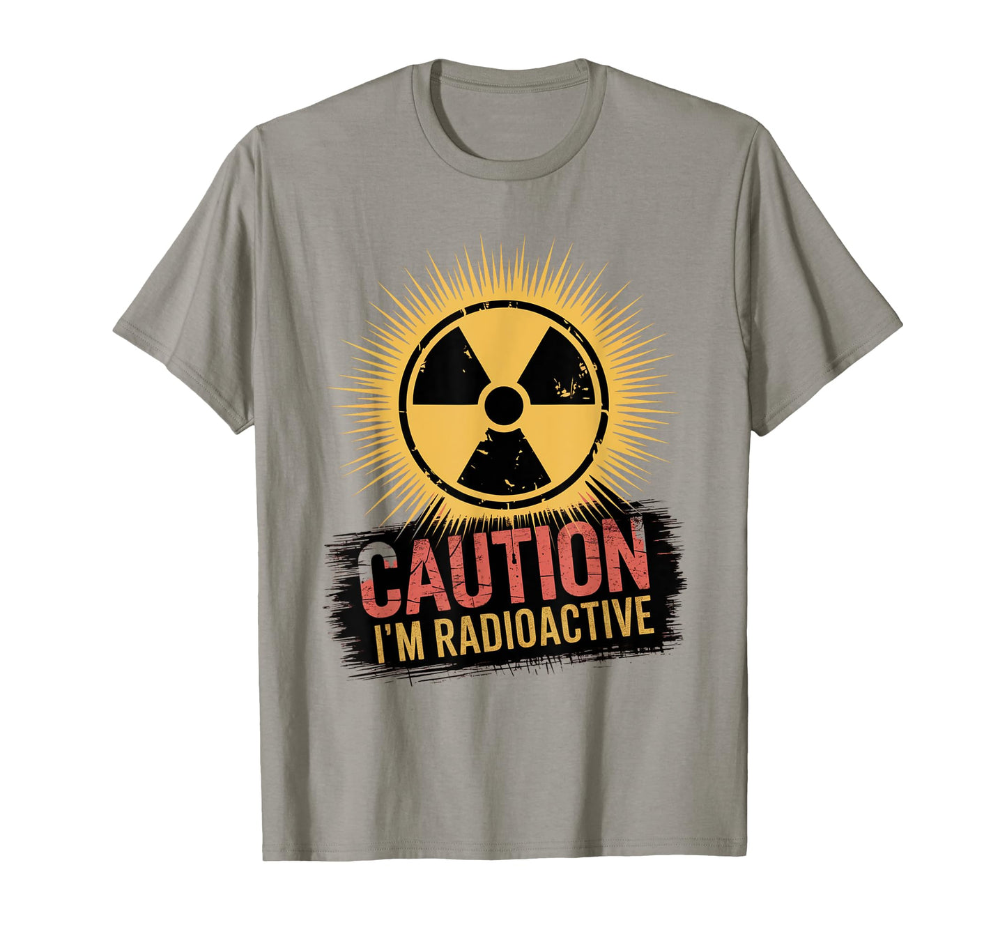 Caution I'm Radioactive Radiation Civil Defense Novelty T-Shirt
