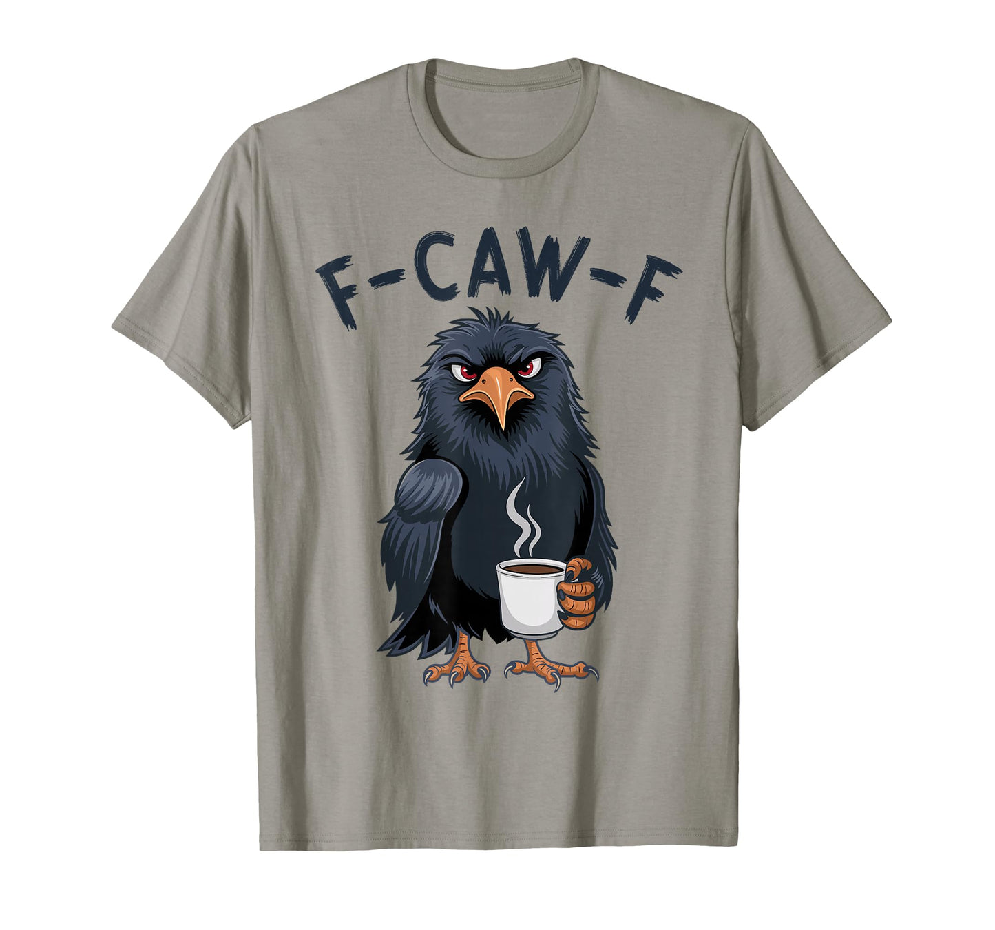 Black Crow, F-Caw-F Funny Black Bird T-Shirt