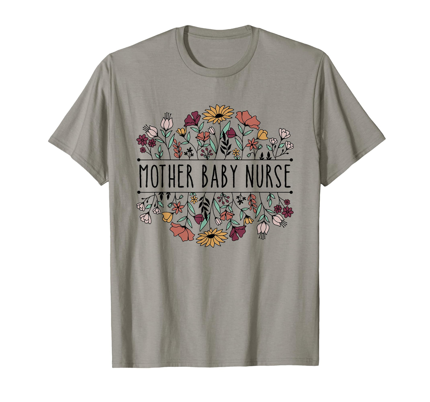Mother Baby Nurse Postpartum Mom Baby Nursing Graduation T-Shirt