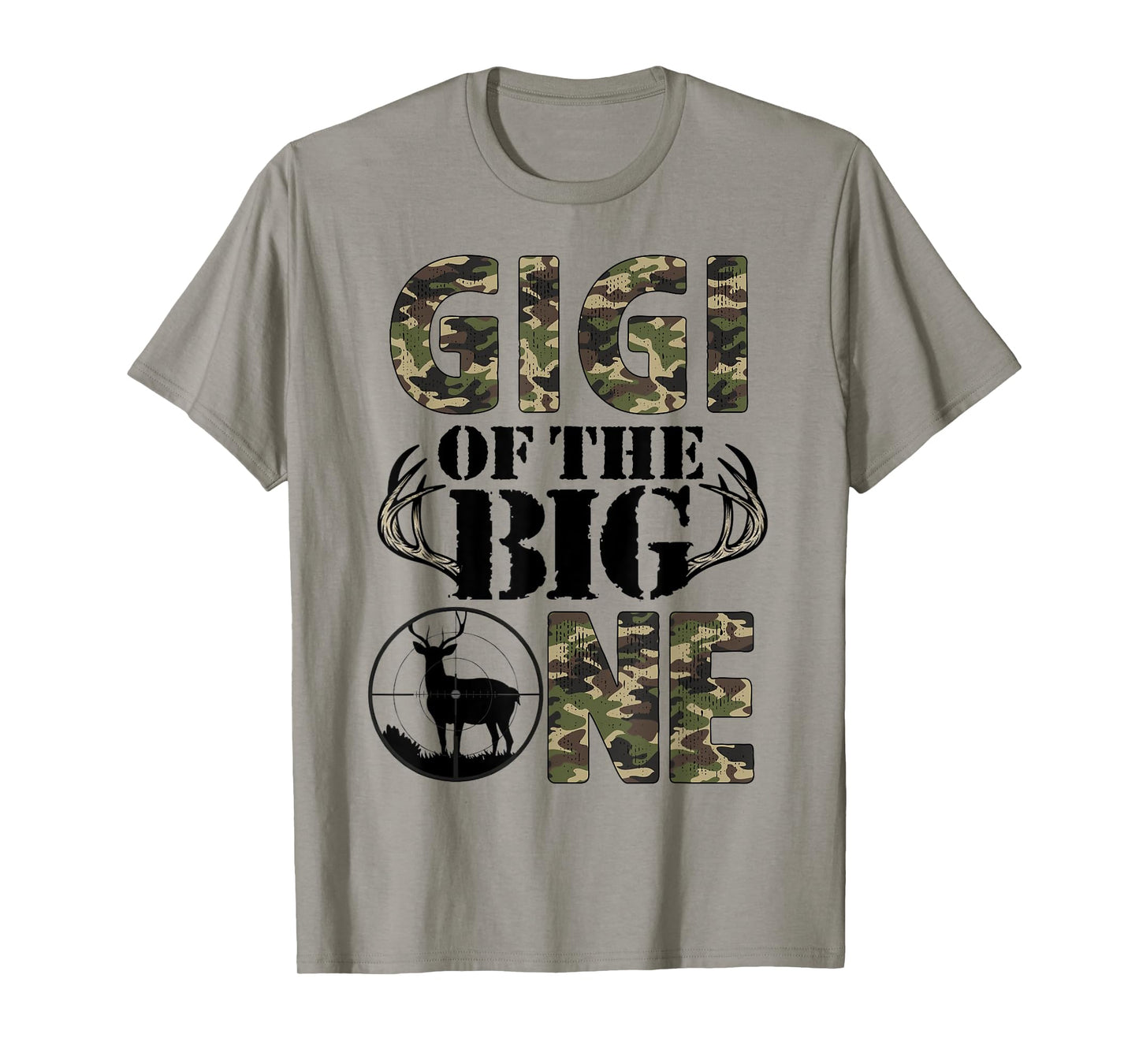 Gigi of The Big One Birthday Boy Deer Hunter Camouflage T-Shirt