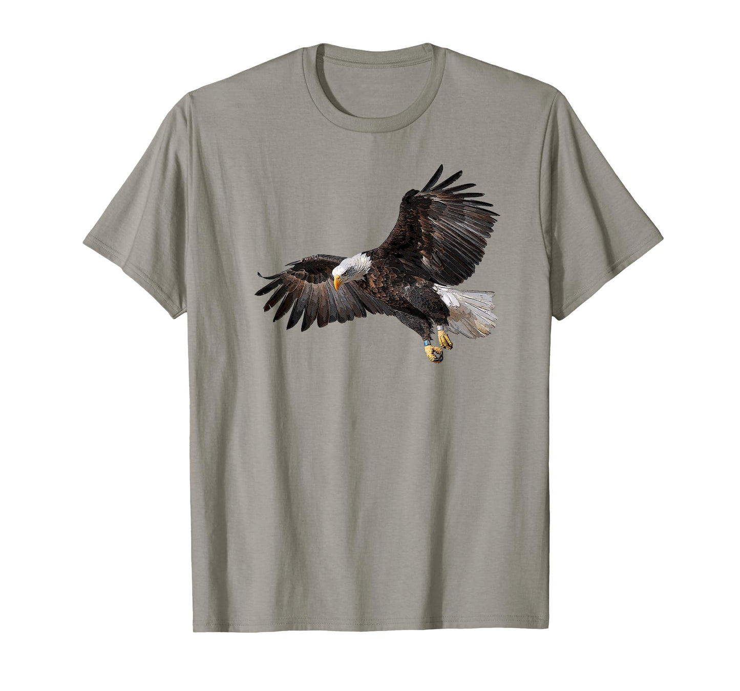 Wild North American Bald Eagle Banded Flying T-shirt #1 T-Shirt