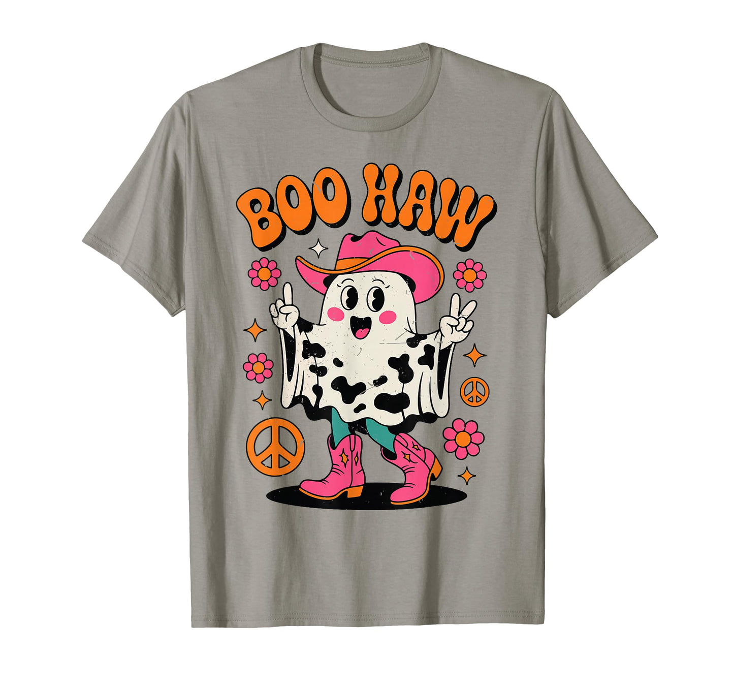 Boo-Haw Cowgirl Ghost Cute Halloween-Shirt Teen Girl Toddler T-Shirt