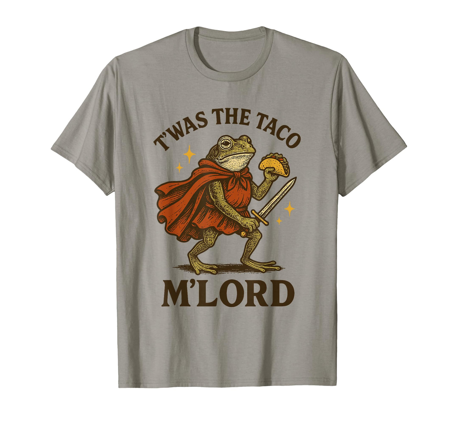 Funny Meme TWAS The Taco M Lord Frog Graphic Tee Kids T-Shirt