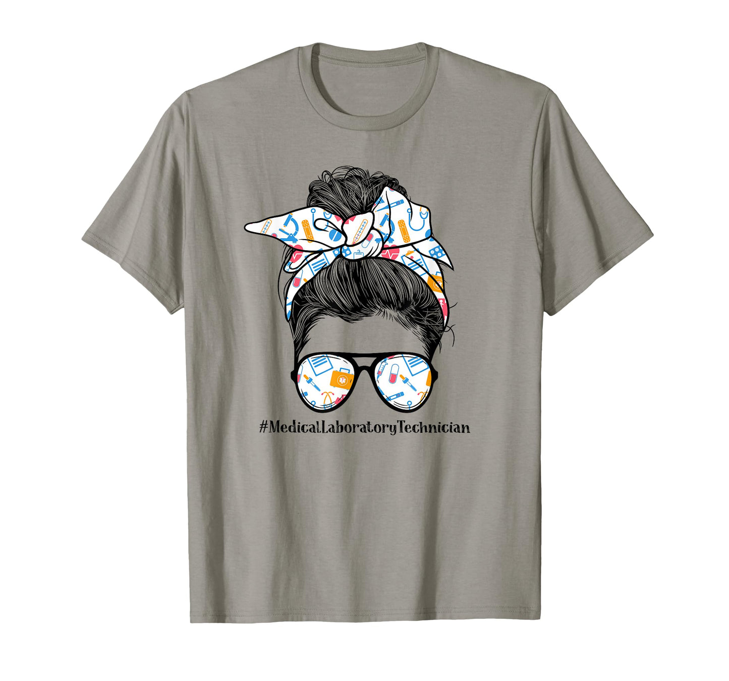 Medical Laboratory Technician Life Appreciation Day Messy T-Shirt