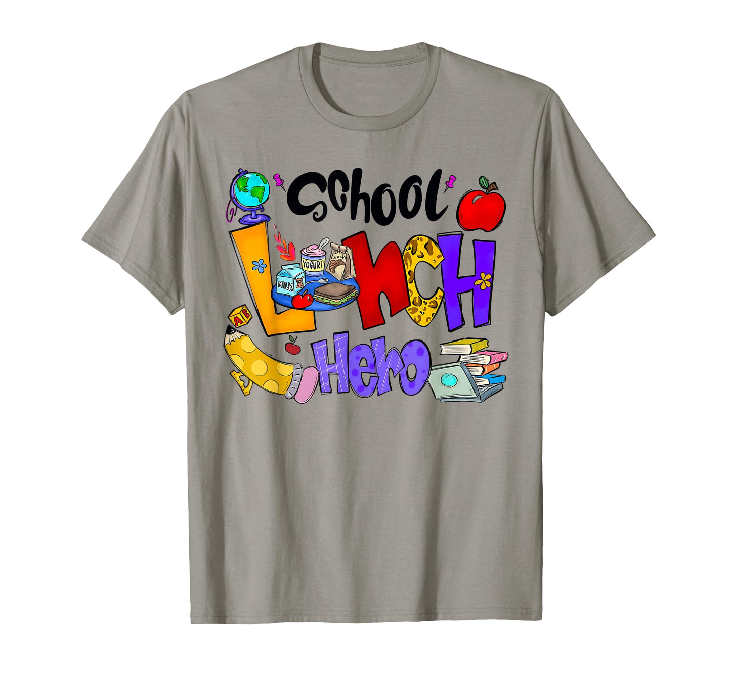 School Lunch Hero Cafeteria Squad Workers Back To School T-Shirt