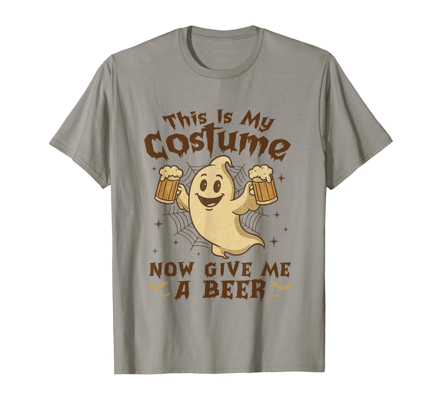 Halloween Costumes Now Give Me A Beer Funny Boo Skeleton T-Shirt