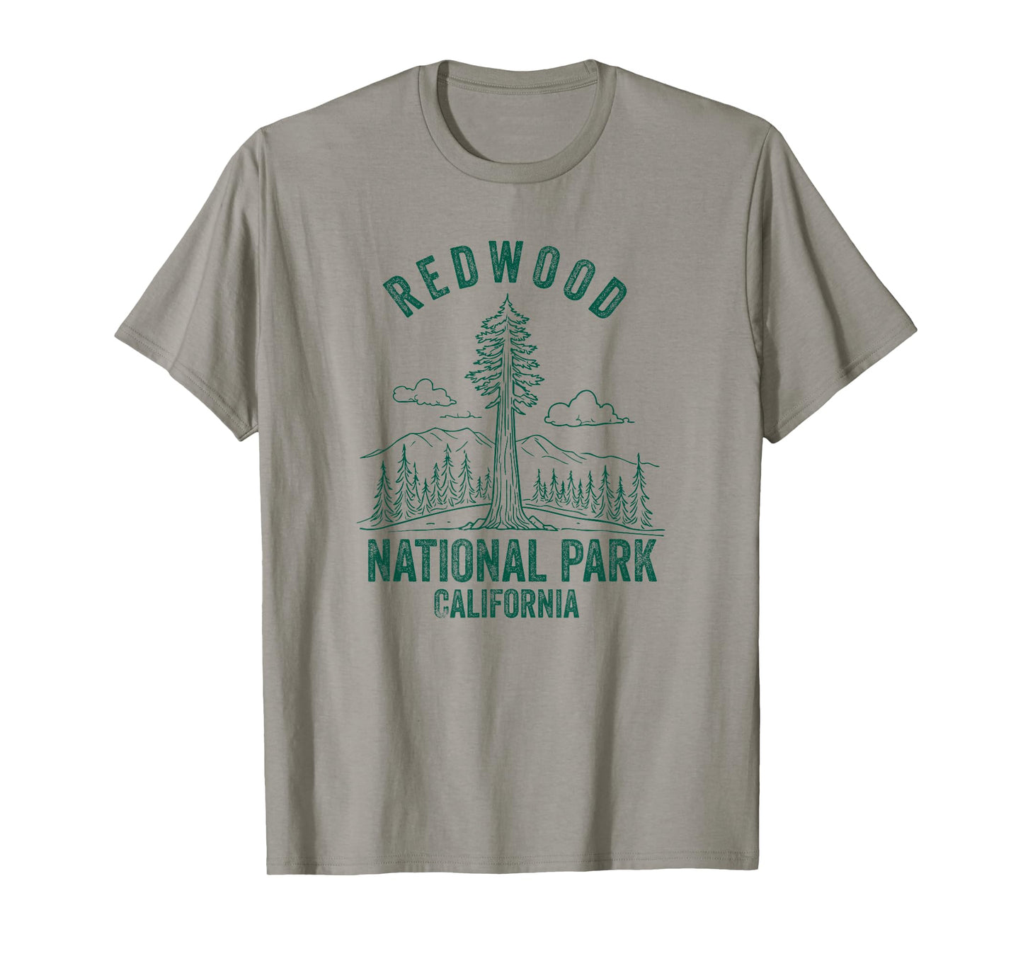 Redwood National Park Crescent City California Souvenir T-Shirt