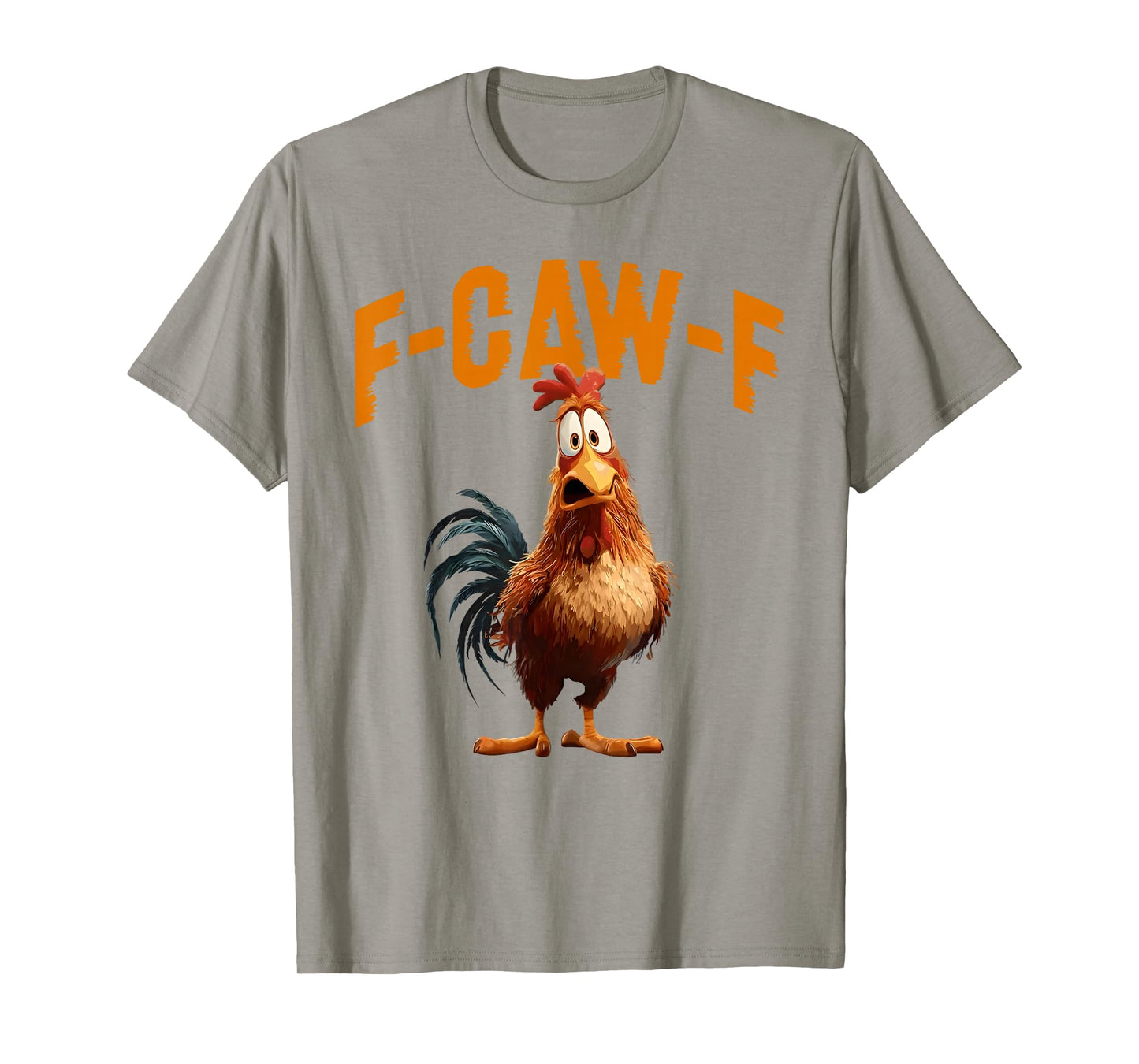 Funny Chicken F-CAW-F Humor FCAWF Chicken Meme Halloween T-Shirt
