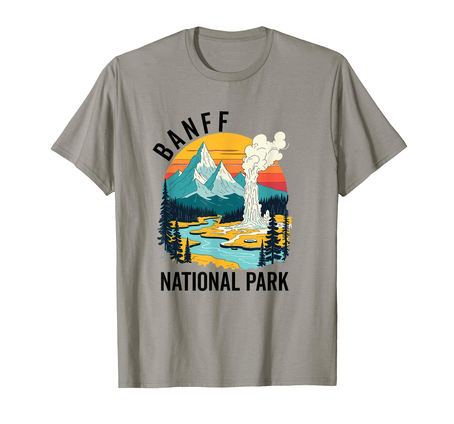 banff souvenir reminder Canadian national park men women T-Shirt