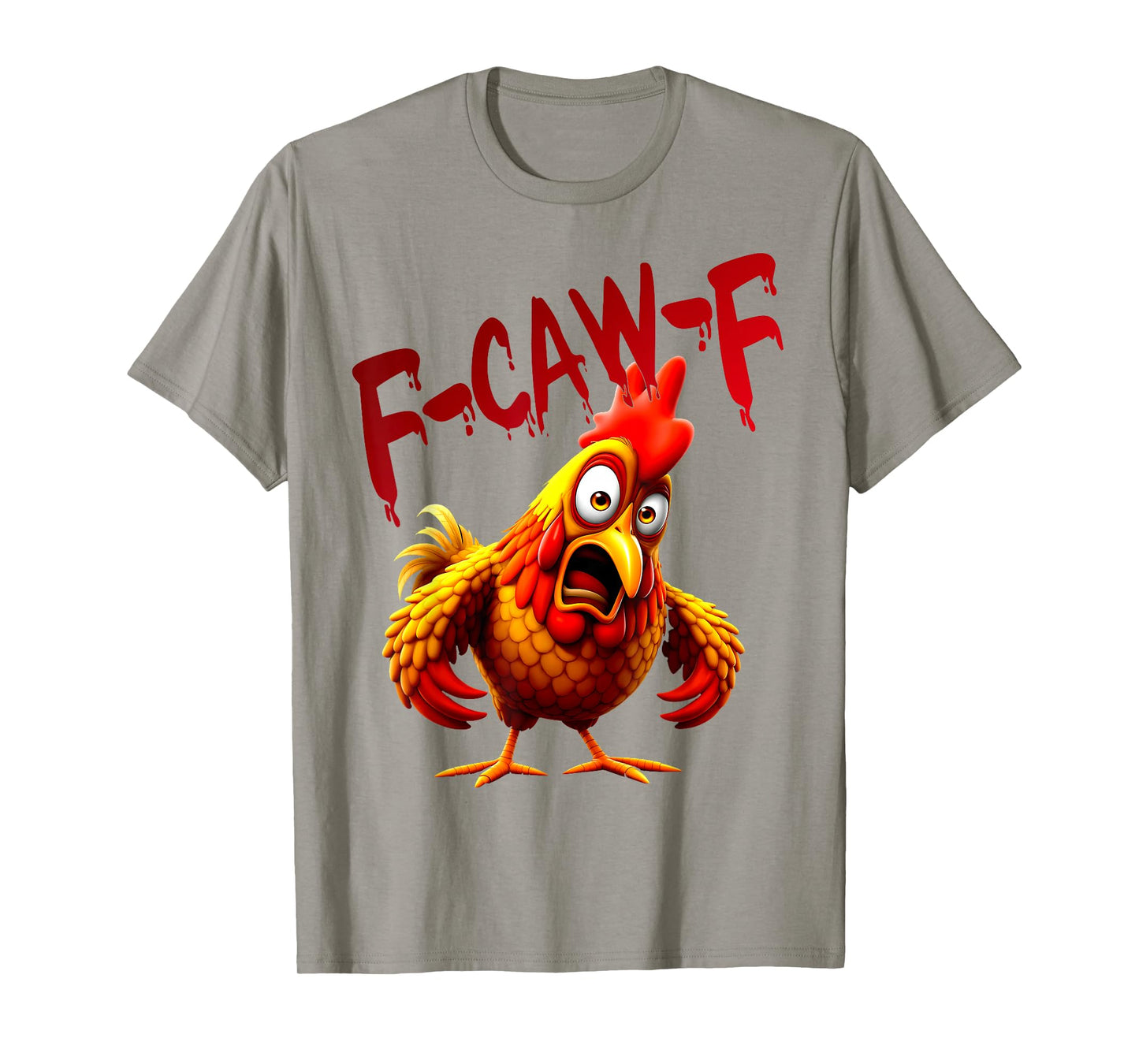 f-caw-f Funny Cow Chicken T-Shirt