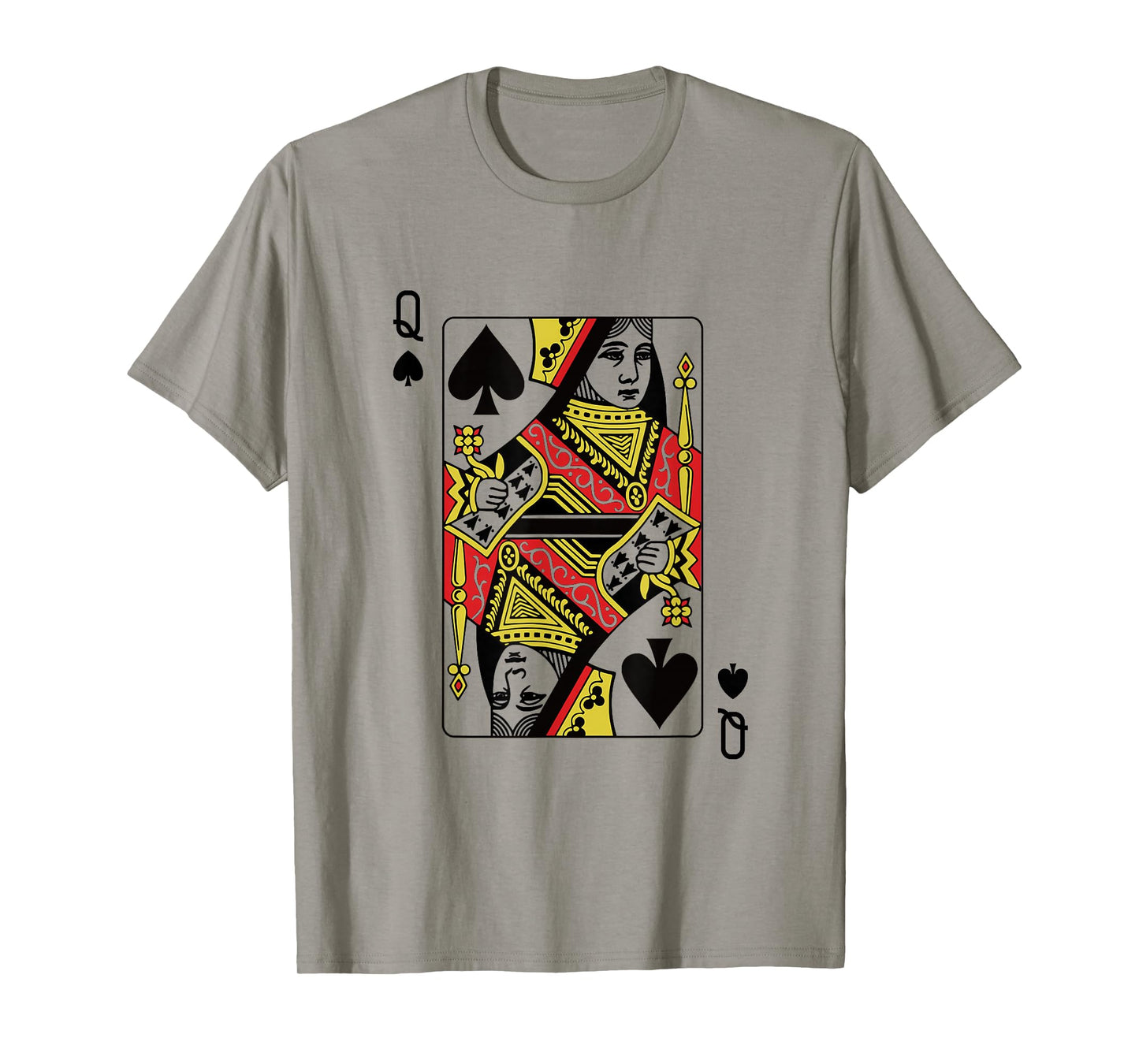 Queen Of Spades Playing Card Poker T-Shirt