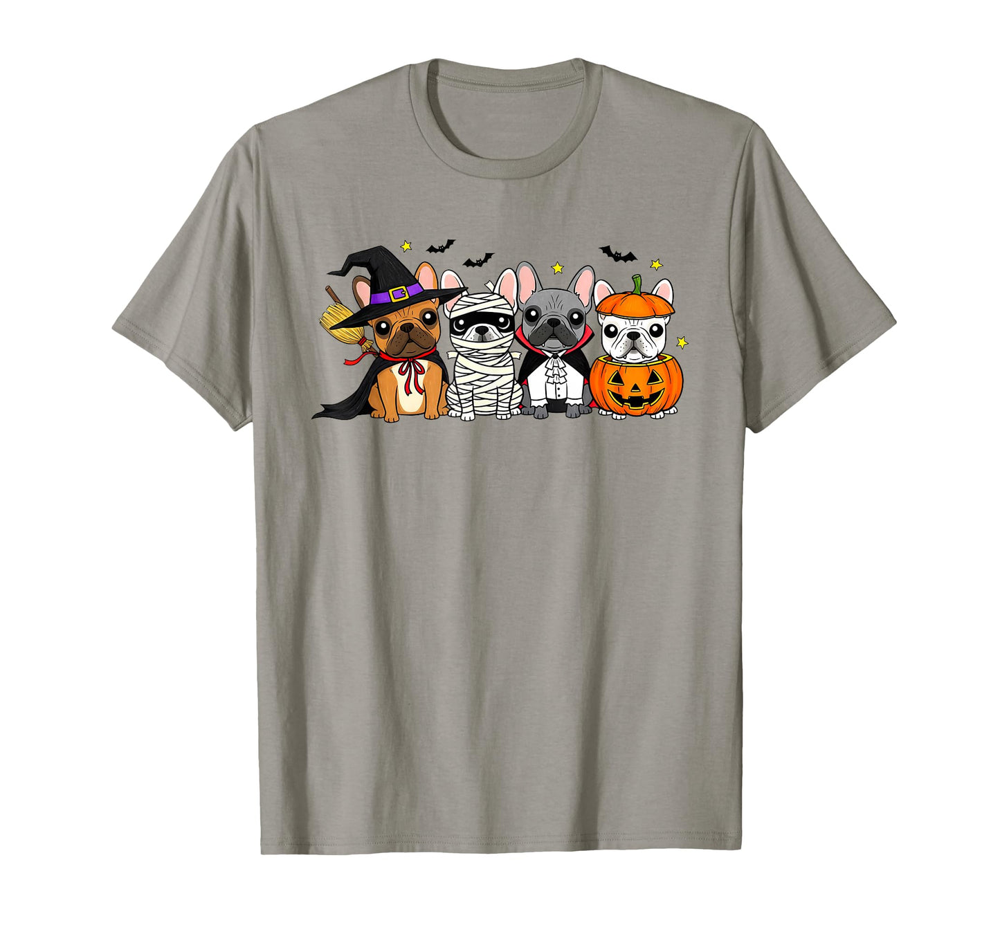 Mummy French Bulldog Halloween French Bulldog Witch Dog Mom T-Shirt