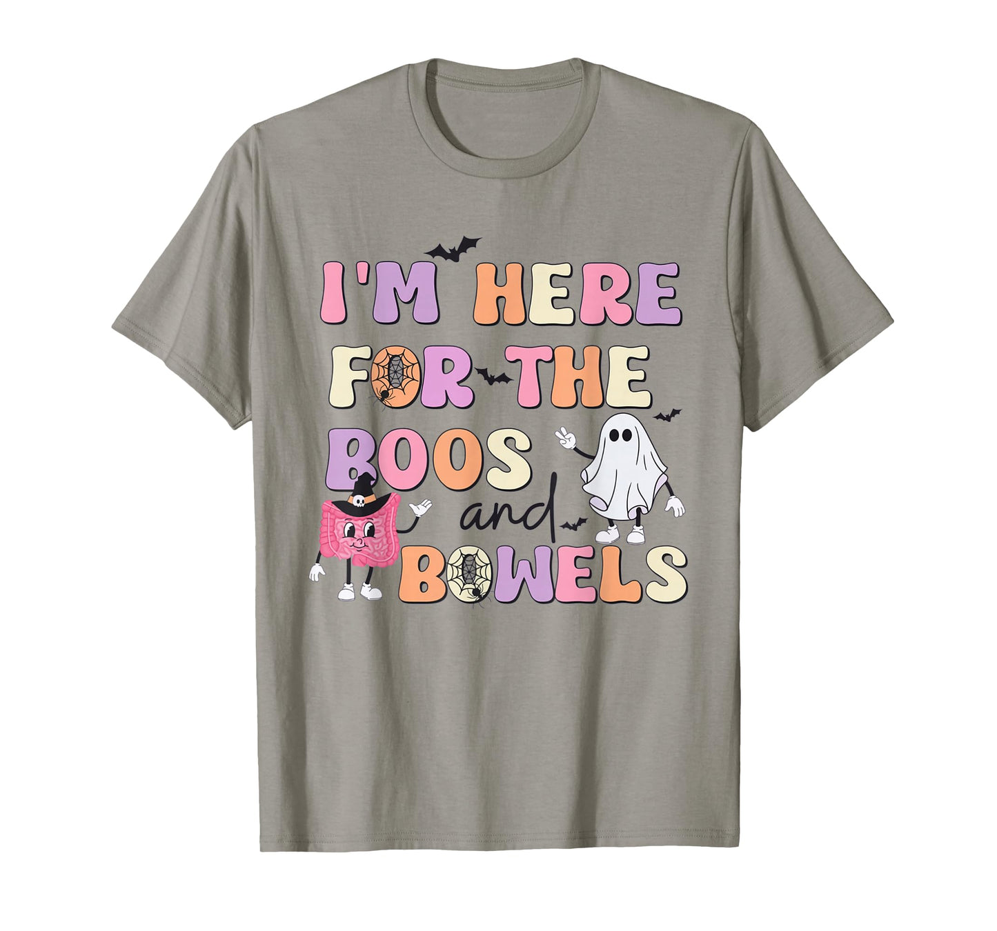 Halloween Gi Nurse Boos And Bowels Colonoscopy Endoscopy T-Shirt