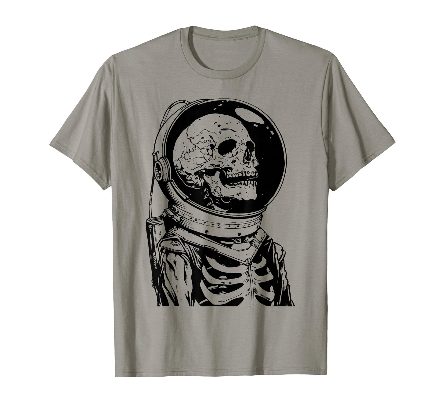 Space Astronaut Skeleton Halloween Kids Boys Girls Toddlers T-Shirt