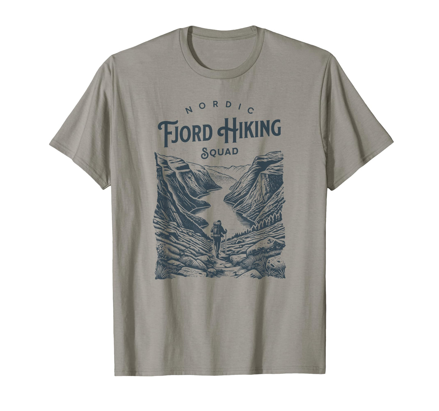 Norway Fjord Hiking Adventure Geiranger Outdoor Travel T-Shirt