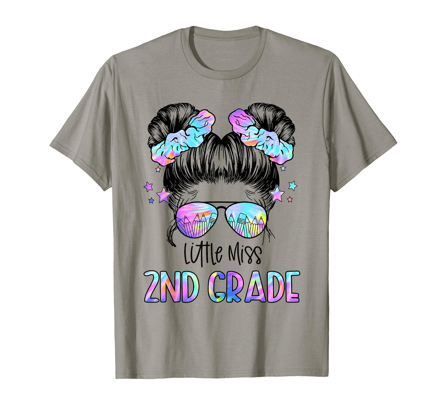 Little Miss 2nd Grade First Day Of School Second Grade Girls T-Shirt