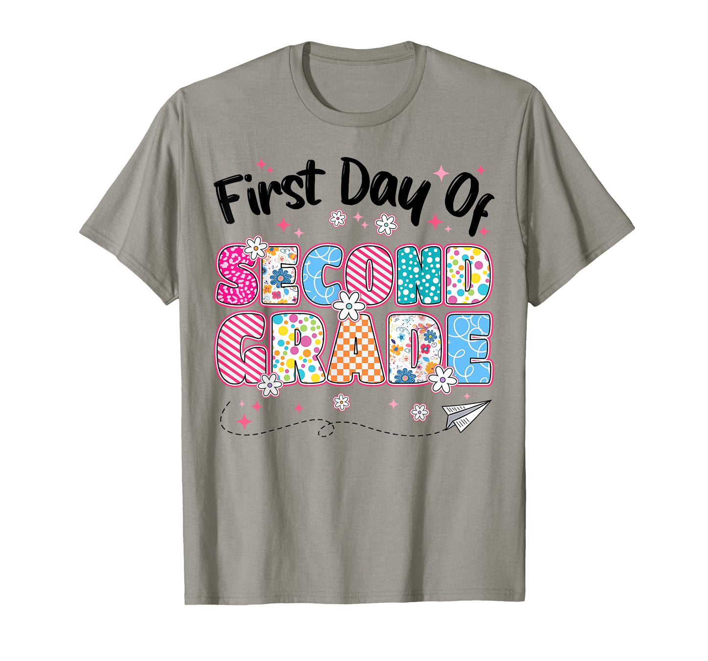 First 1st Day Of Second Grade Back To School Teachers Girls T-Shirt