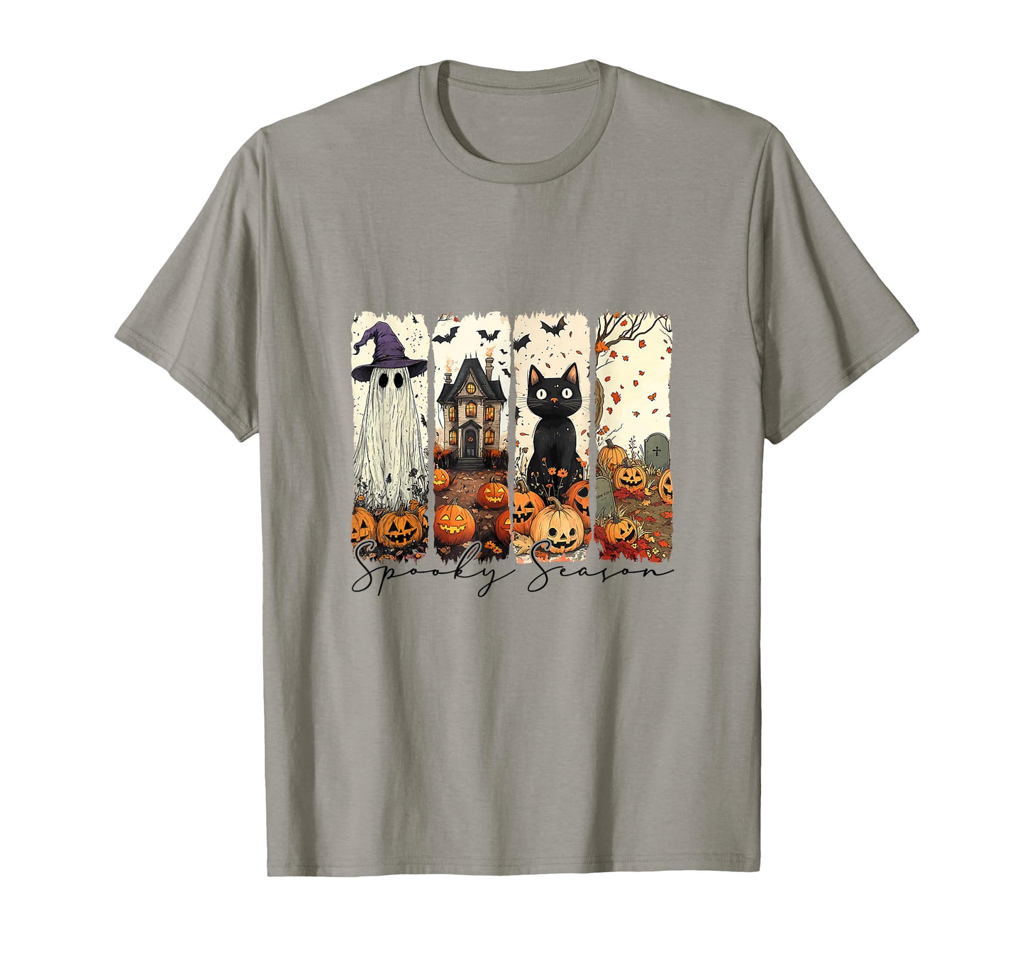 Vintage Halloween Horror Spooky Season T-Shirt