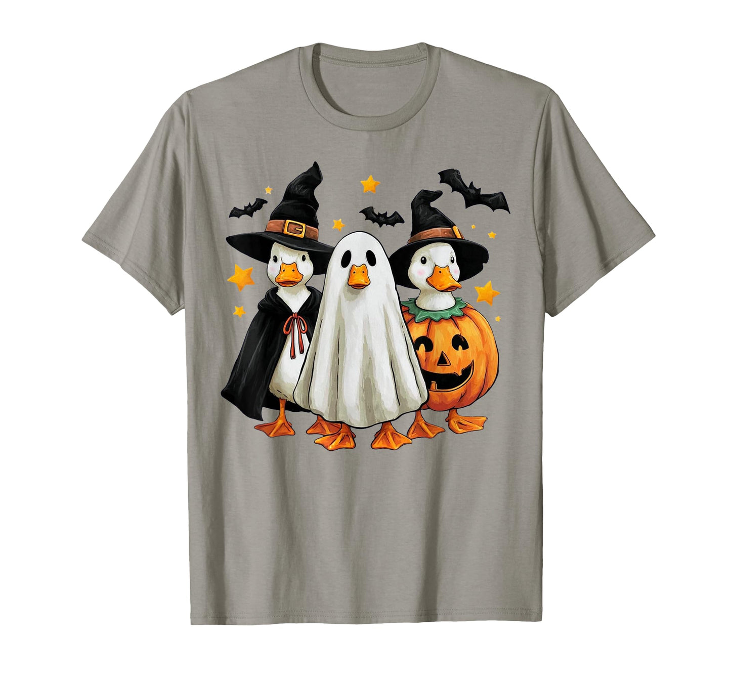 Boo Ghost Goose Halloween Fall Cute for Kids T-Shirt