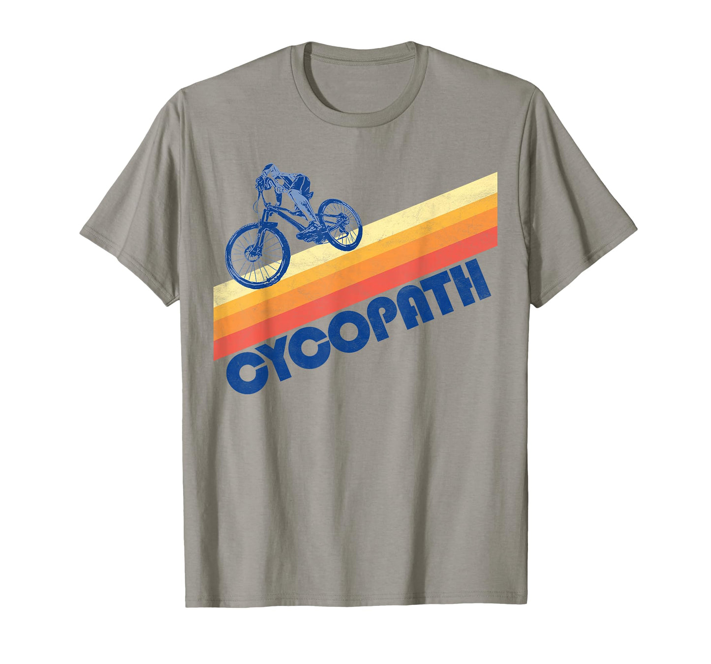 Cycopath! Funny Mountain Biking Vintage 80s T-Shirt
