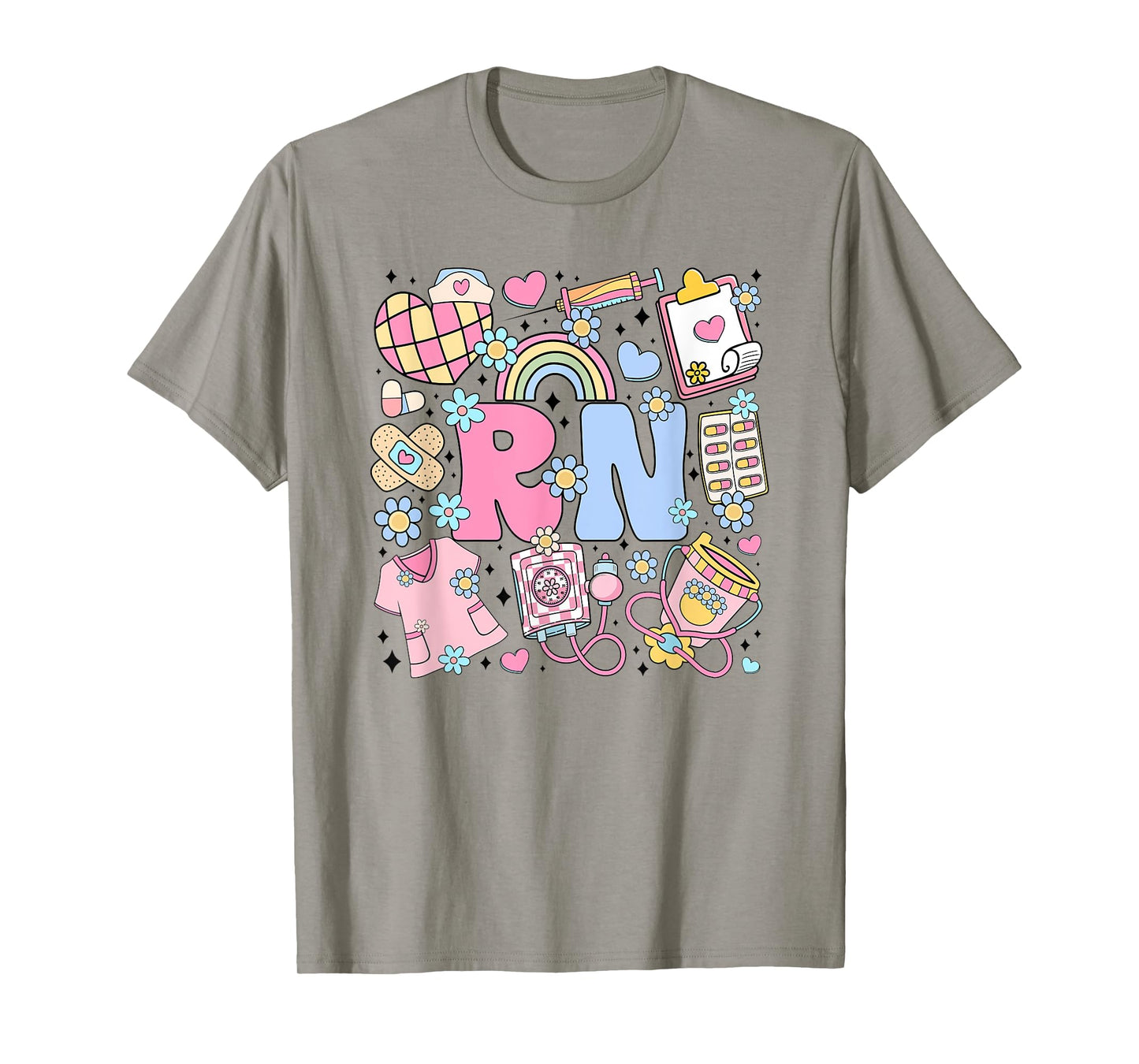 RN Nurse Stuff Retro RN Registered Nurse Nursing Student T-Shirt