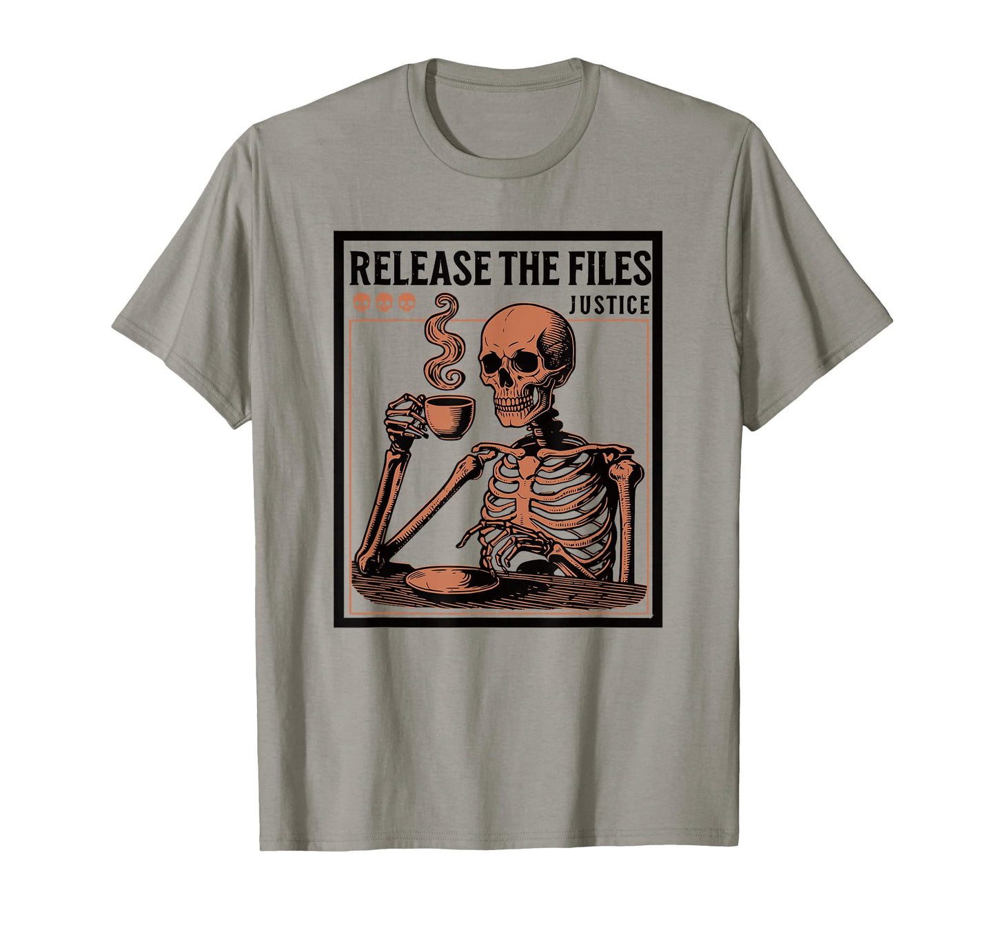 Release The Files Skeleton T-Shirt